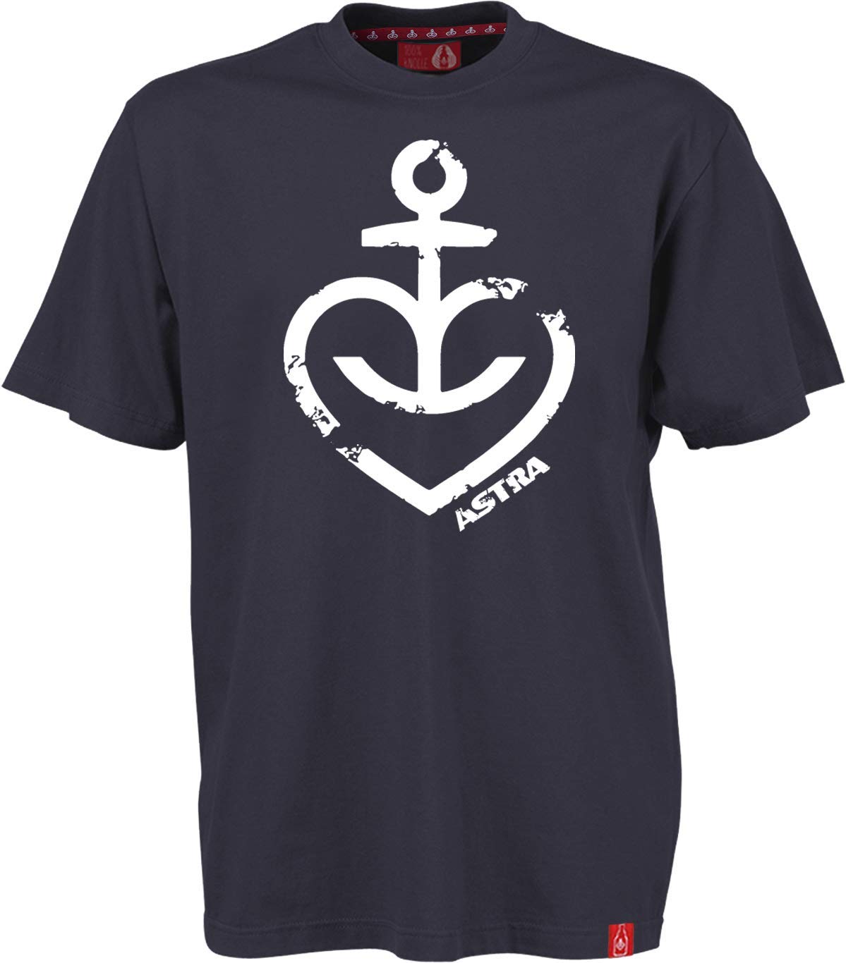 astra-herren-t-shirt-herzanker-navy-rot-basic-baumwolle image 1