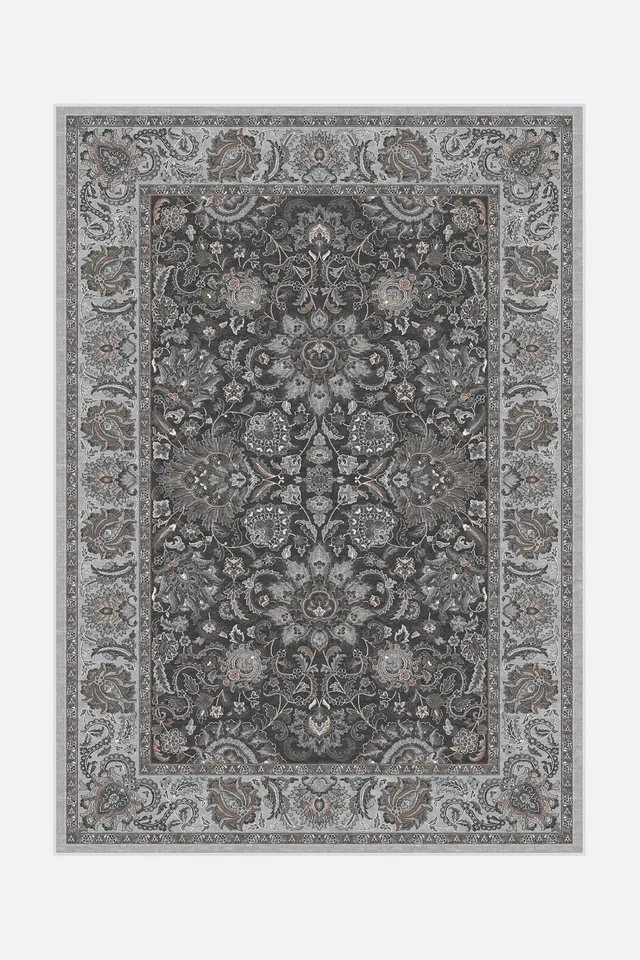 teppana-margot-asche-teppich-waschbarer-indoor-teppich-grau-silber-klassisch image 1