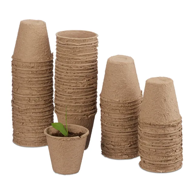 relaxdays-anzuchtt-pfe-biologisch-abbaubar-80-st-ck-rund-8-cm-zellulose-beige image 1