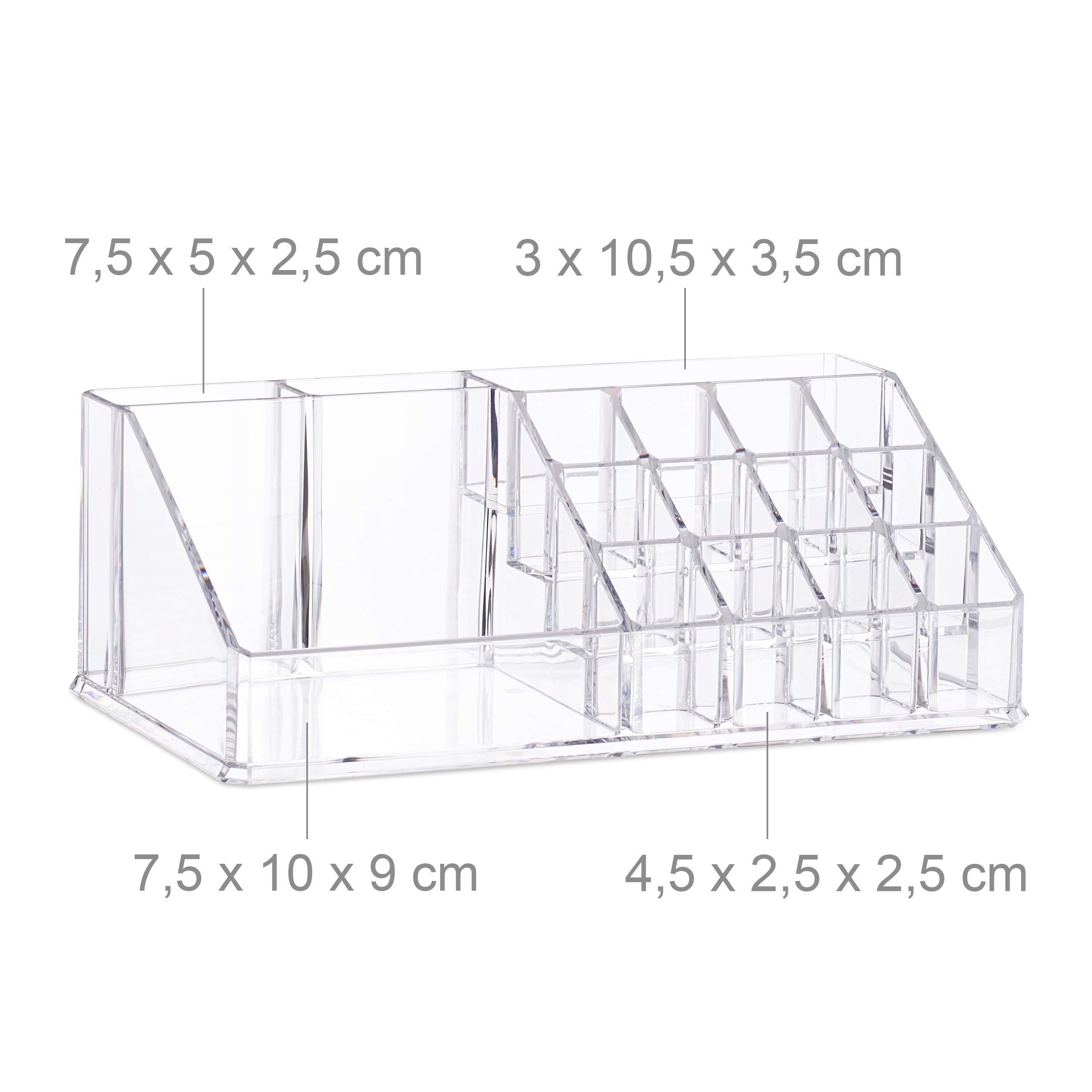 relaxdays-kosmetikorganizer-6-schubladen-transparent-29x23-5x14-cm image 5