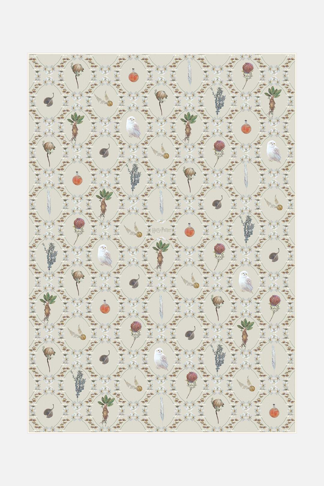 teppana-harry-potter-alraune-sand-teppich-waschbar image 1