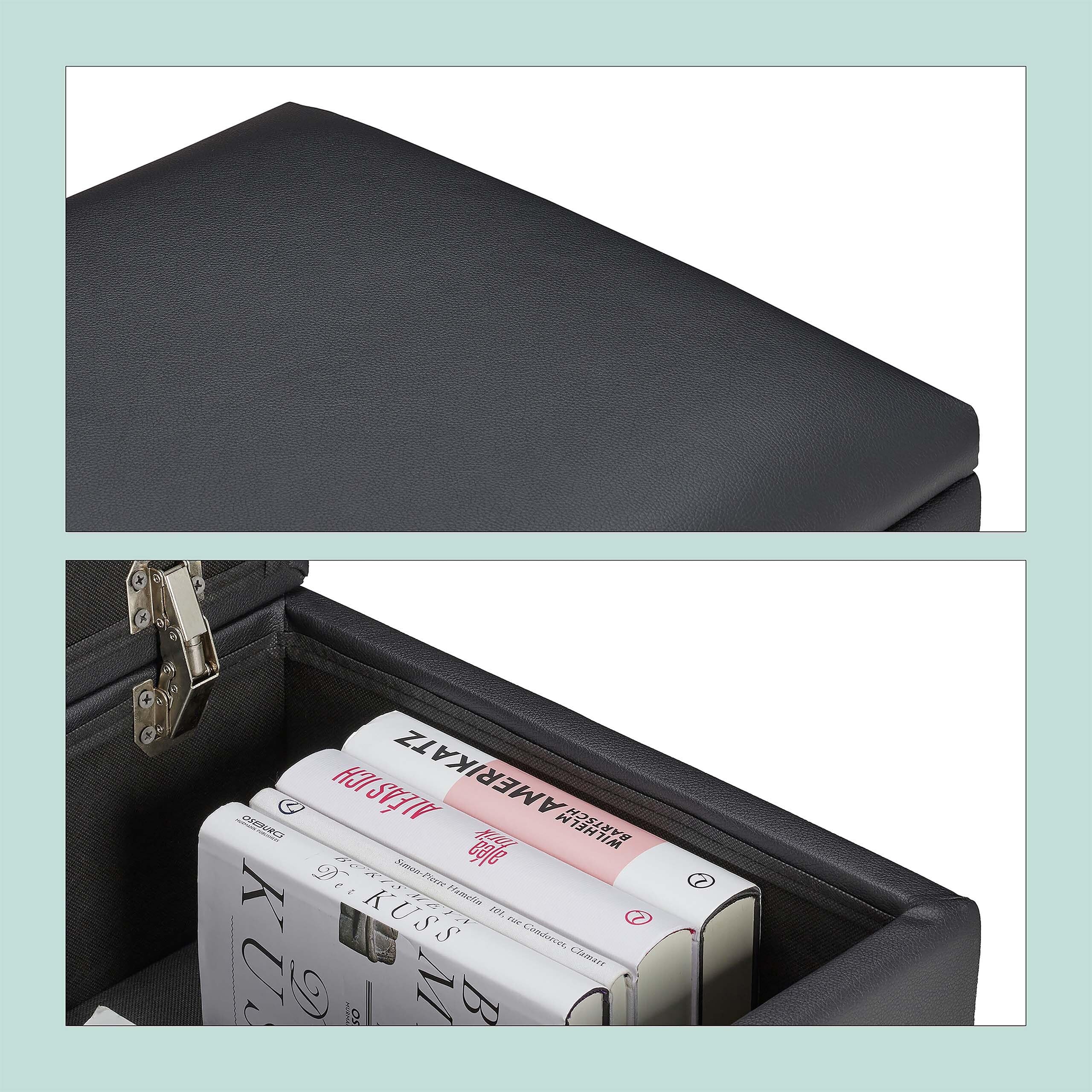 relaxdays-sitzhocker-mit-stauraum-40-x-40-x-40-cm-kunstleder-schwarz image 7