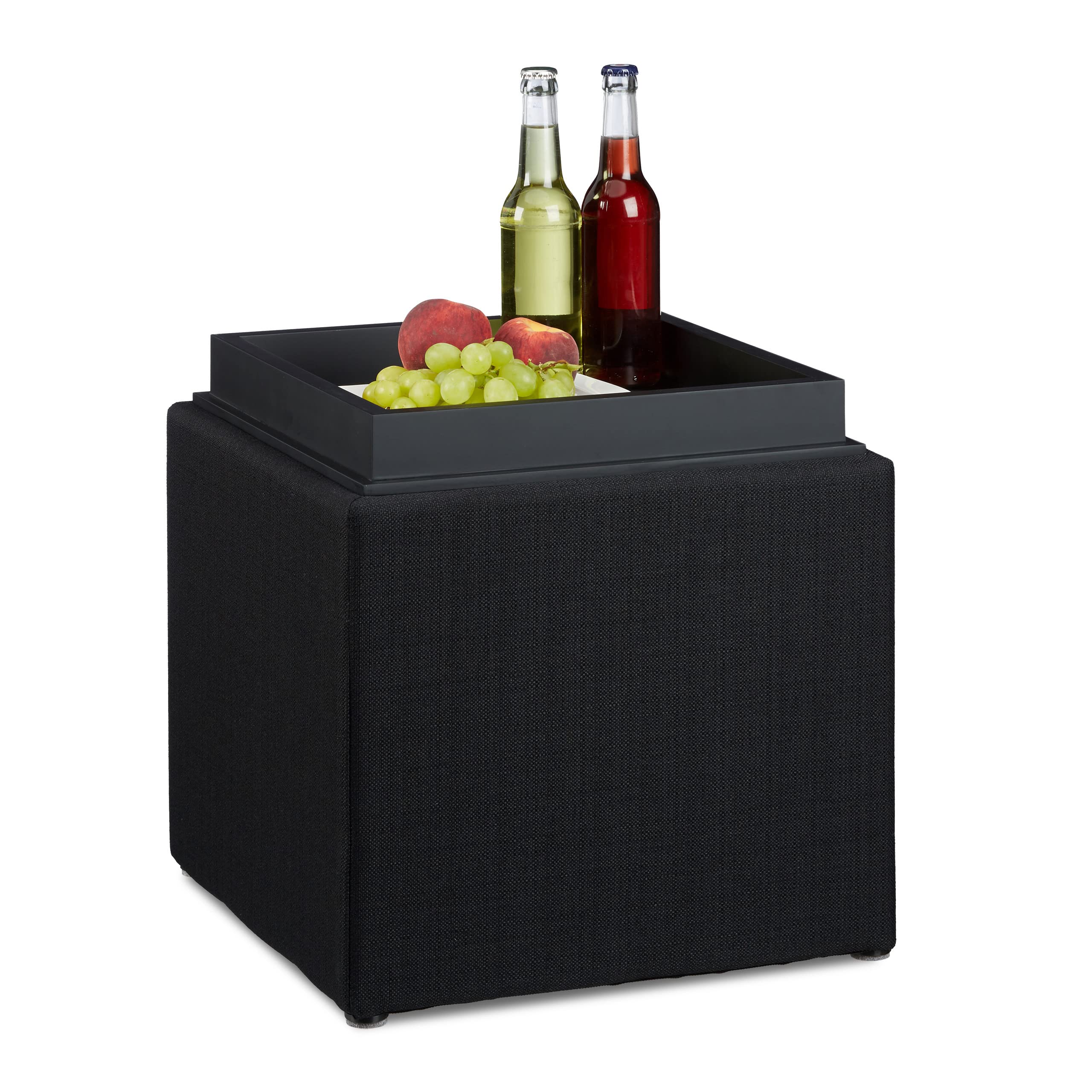 relaxdays-sitzhocker-mit-stauraum-42x40-5x40-5-cm-stoff-schwarz image 4