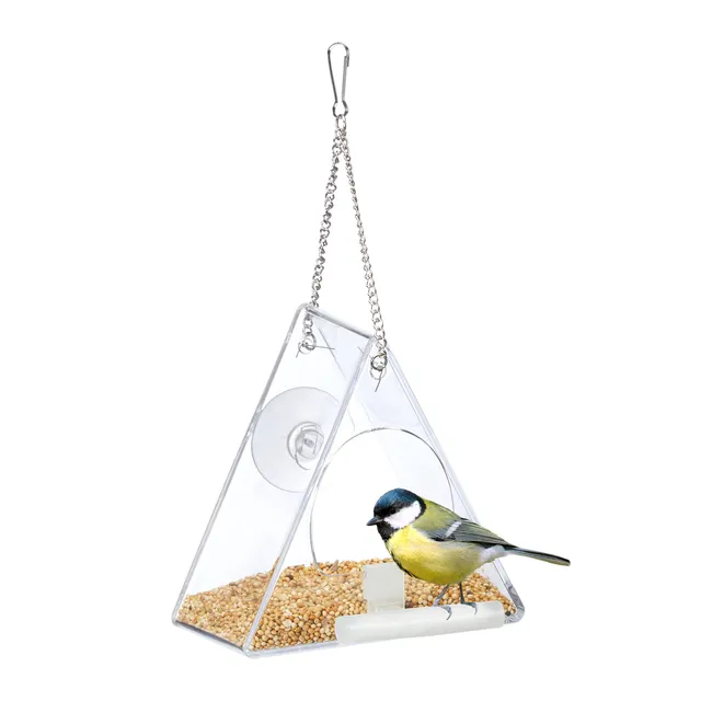 relaxdays-vogelfutterhaus-transparent-vogelfutterspender-acryl-zum-aufh-ngen image 1