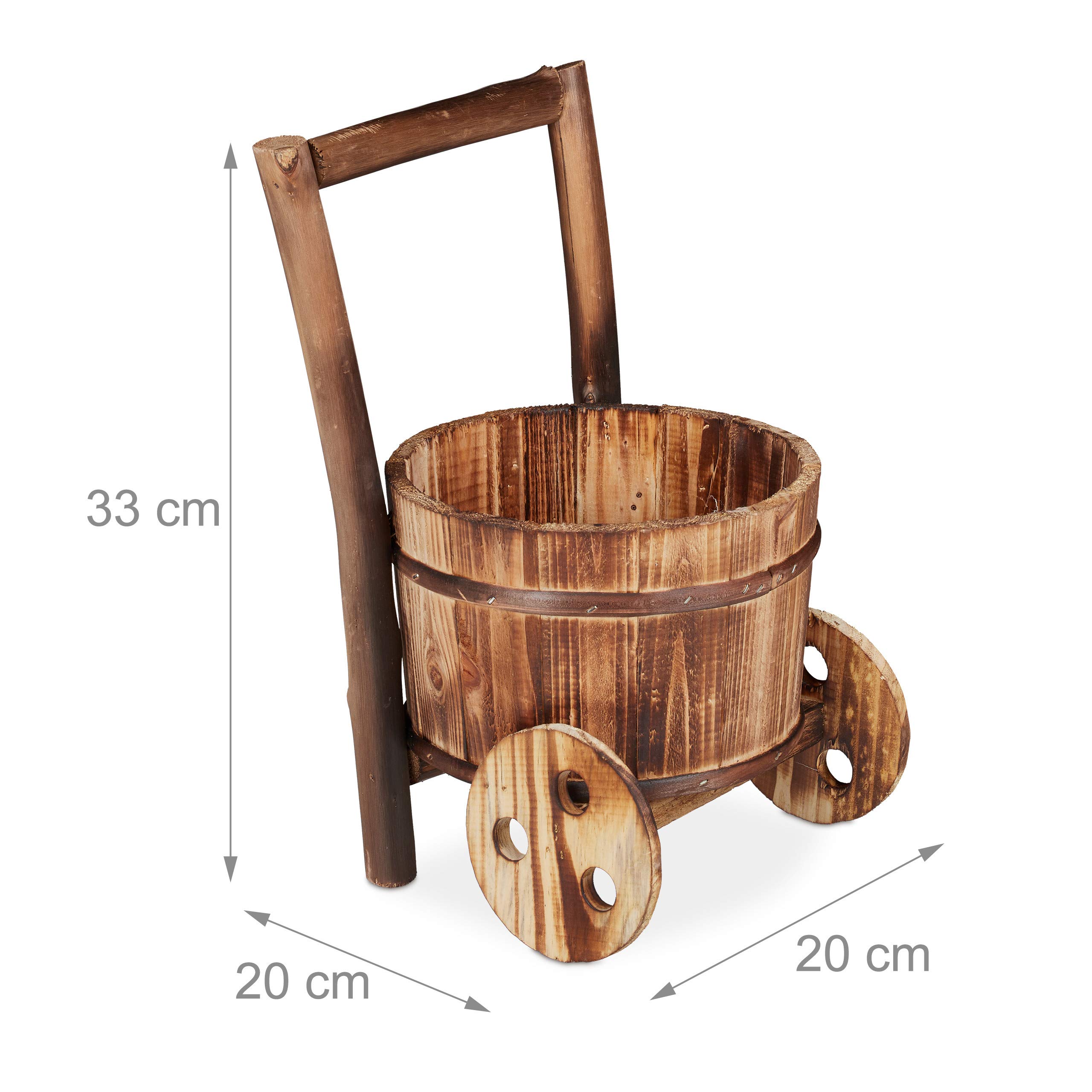 relaxdays-pflanzschubkarre-holz-2er-set-vintage-natur-33x20-cm image 4