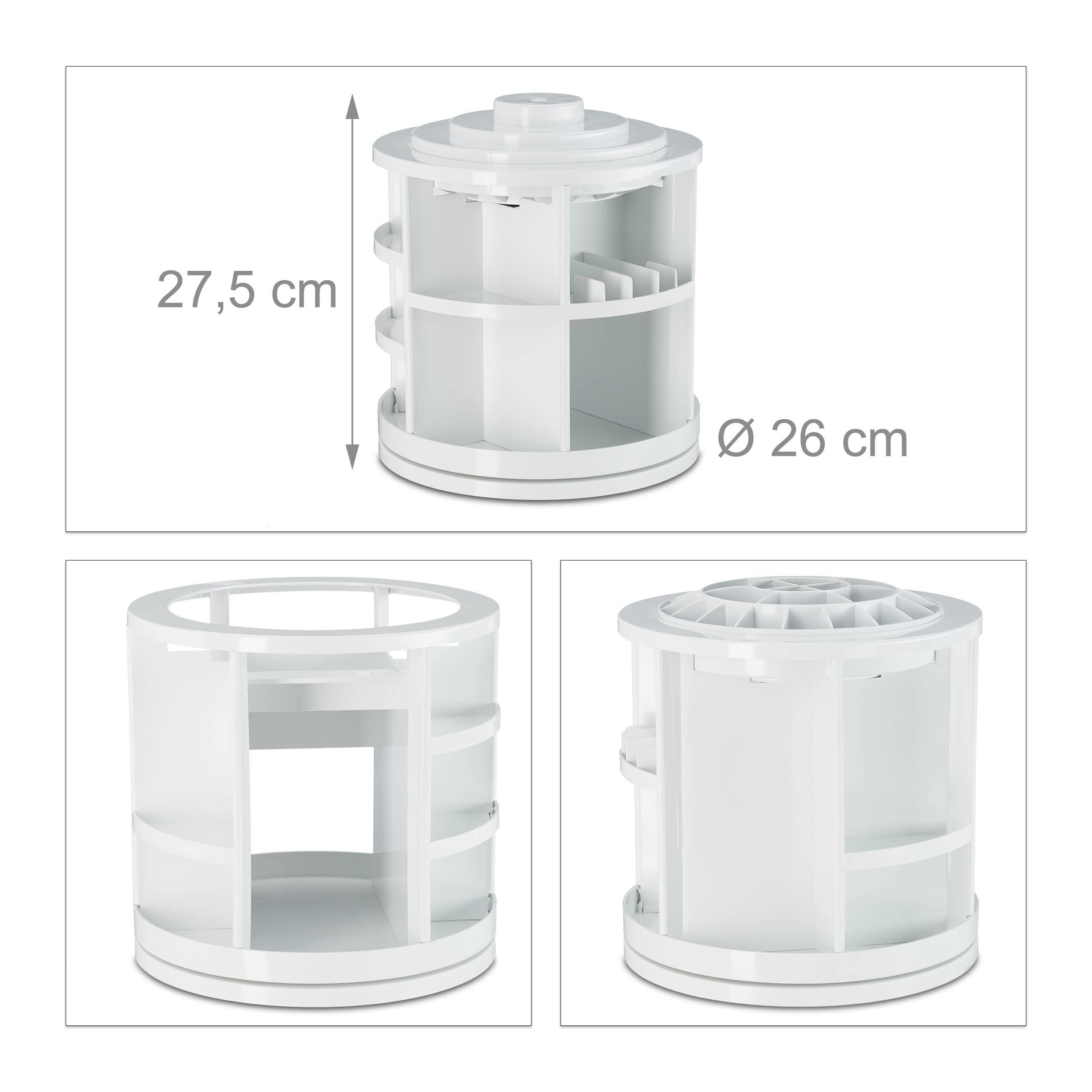 relaxdays-kosmetik-organizer-360-grad-make-up-karussell-mit-38-f-cher-wei image 4
