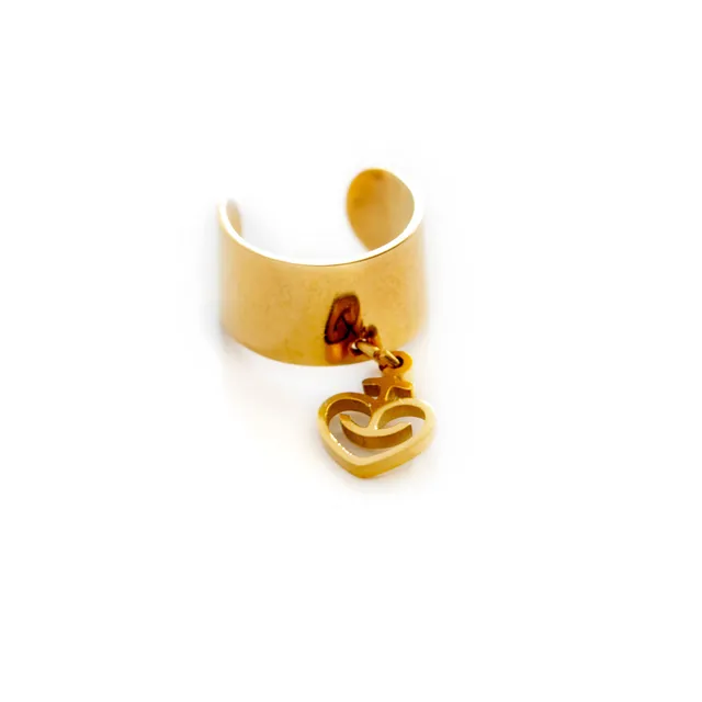 astra-big-ear-cuff-ohrklemme-herzanker-edelstahl-goldfarben-1-st-ck image 1