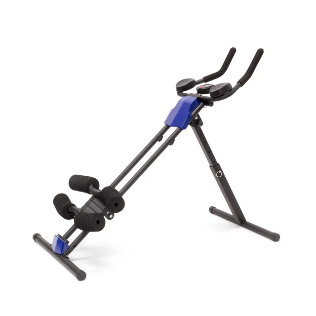 relaxdays-bauchtrainer-klappbar-mit-trainingscomputer-schwarz-82x54x102-cm image 1