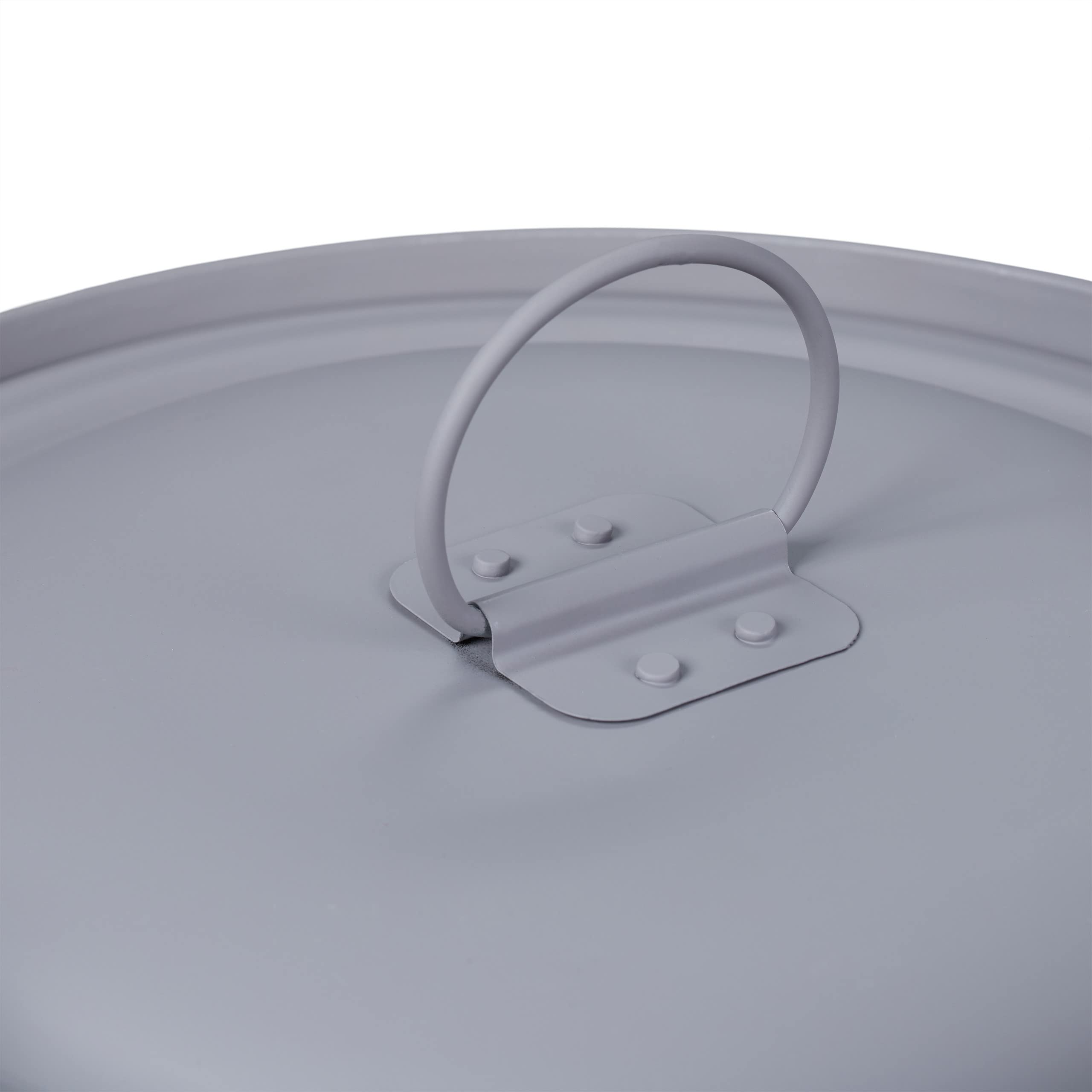 relaxdays-ascheeimer-mit-deckel-12-liter-rund-grau image 7