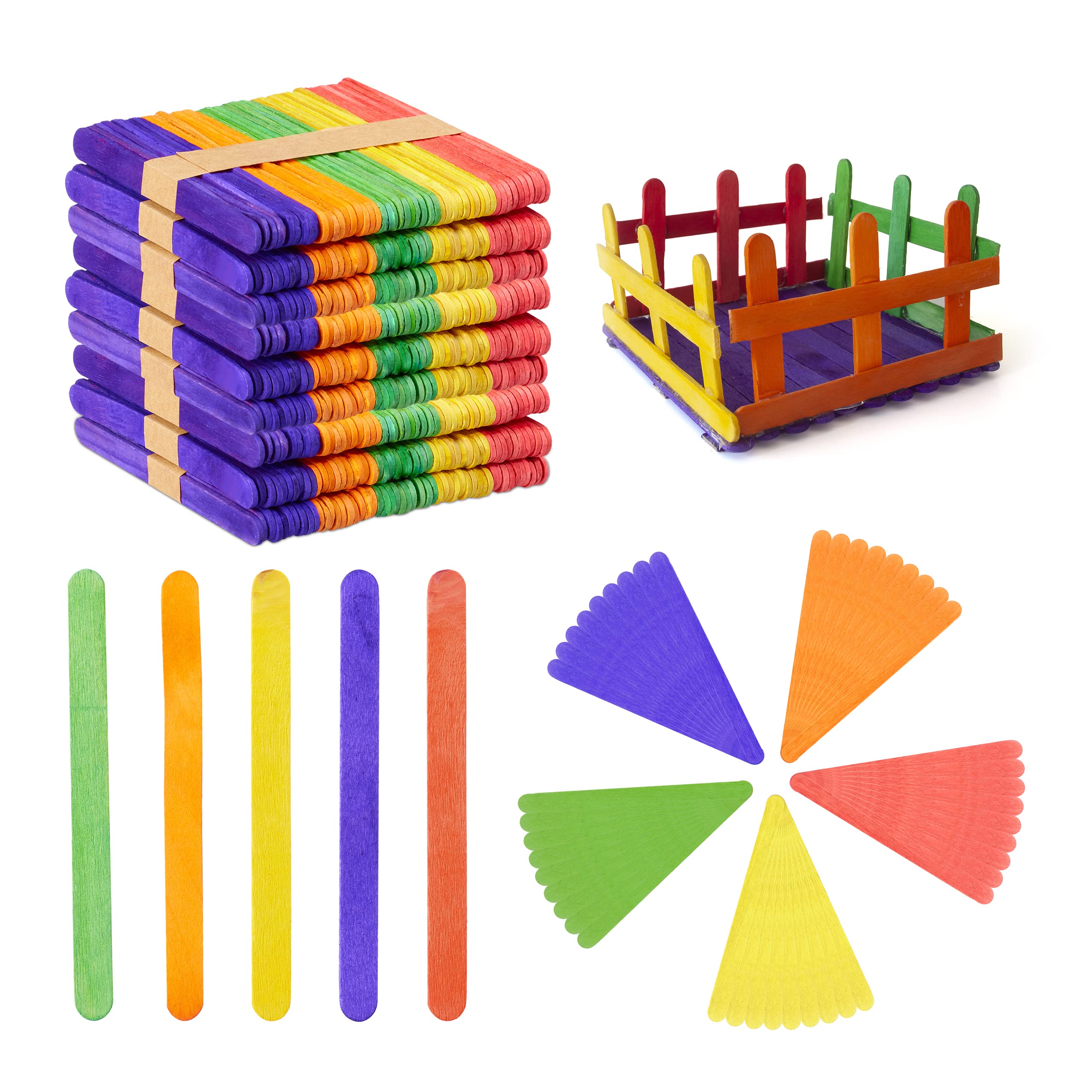 relaxdays-holzspatel-bunt-500er-set-11-5x1-cm-bastelst-bchen image 1
