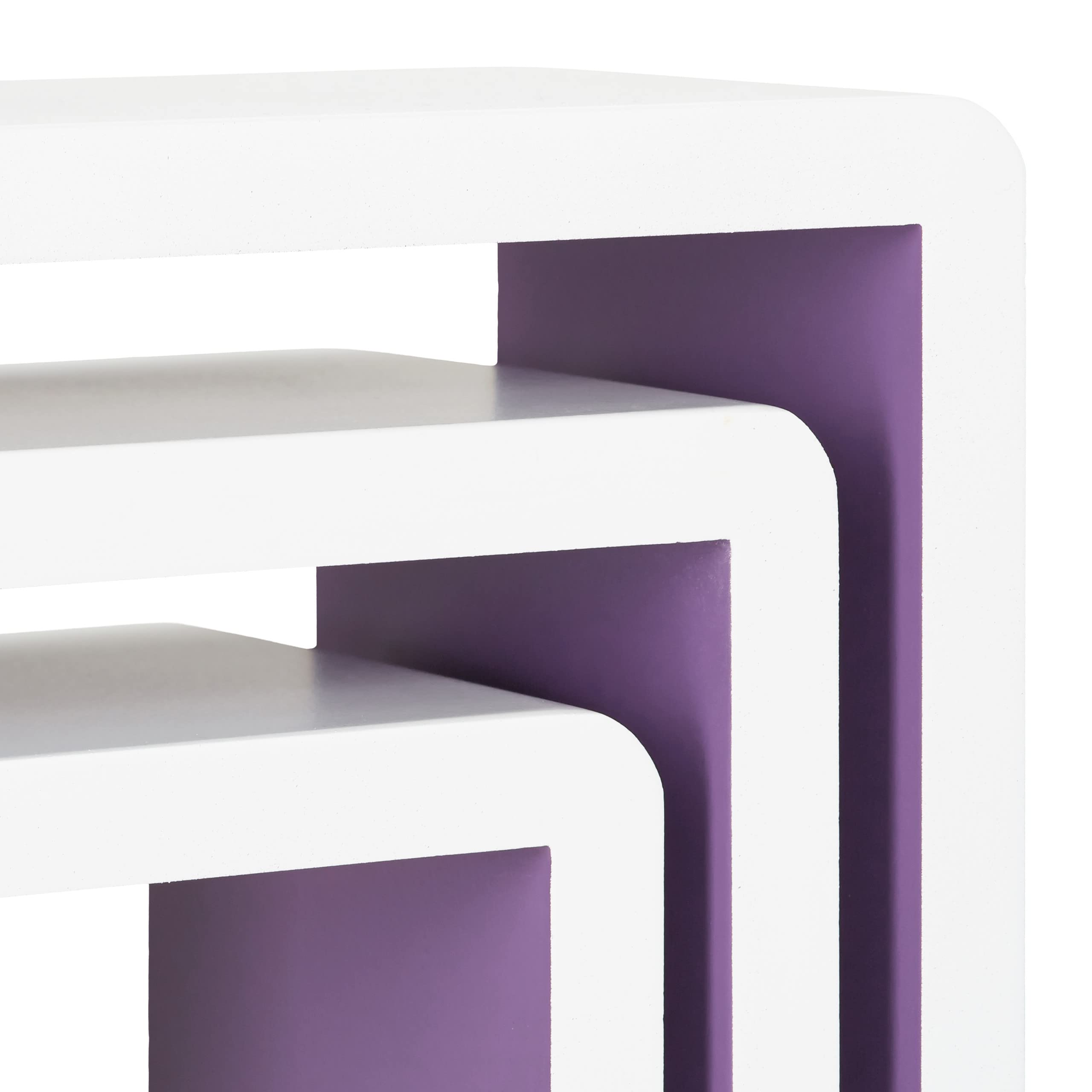 relaxdays-wandregal-cube-3er-set-mdf-wei-violett-27-x-27-x-10-cm image 6