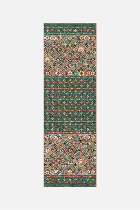 teppana-leila-smaragd-teppich-waschbarer-boho-teppich image 5