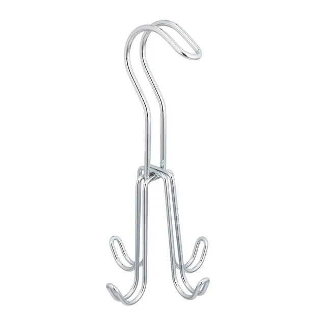 relaxdays-g-rtelhalter-silber-metall-4-haken-18-x-9-x-9-cm image 1