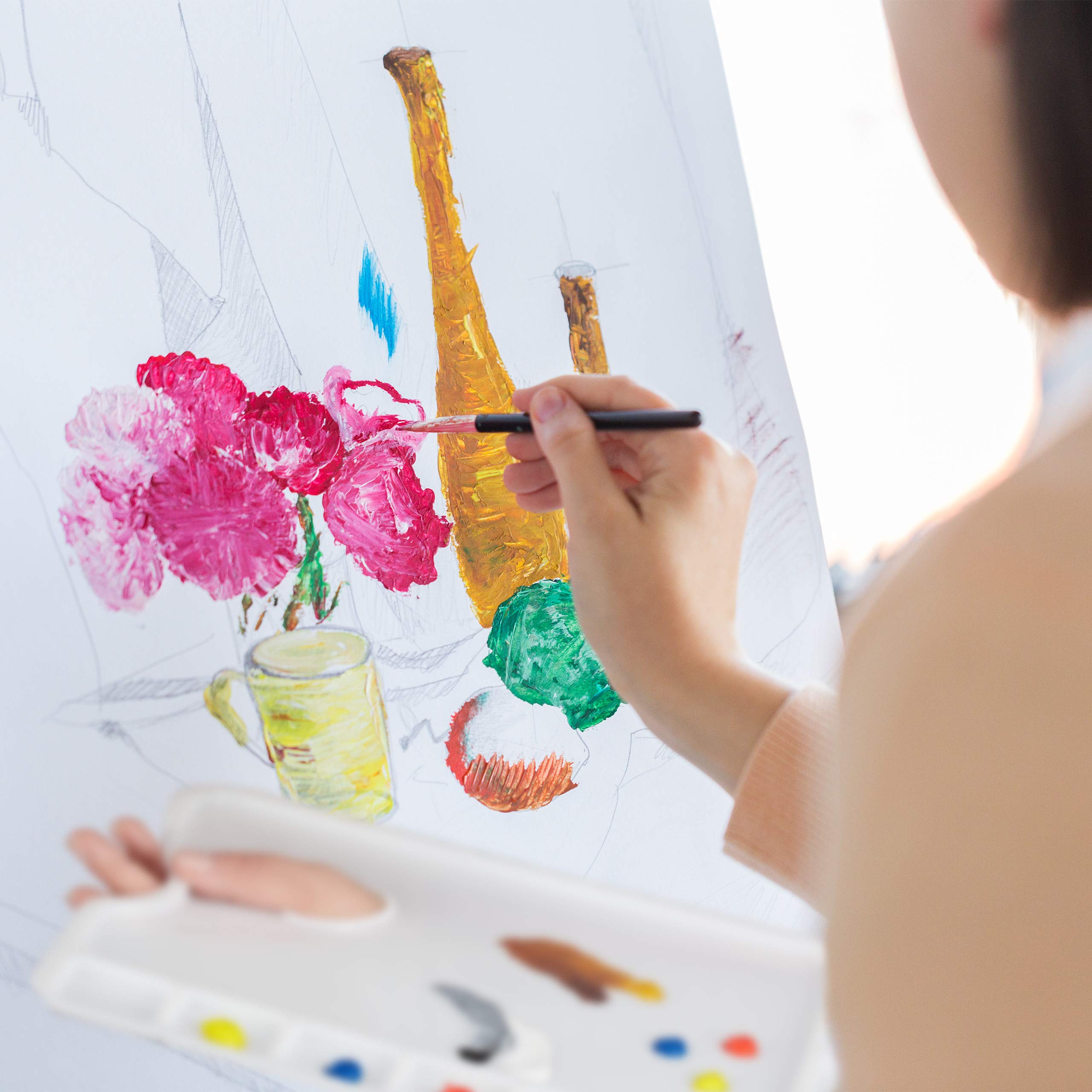 relaxdays-mischpalette-mit-griffloch-kunststoff-33-5x23-cm-wei-11-mulden image 5