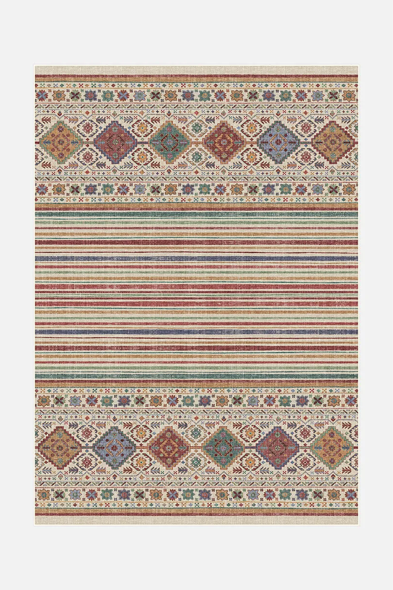 teppana-samira-bunt-teppich-waschbarer-boho-teppich image 1