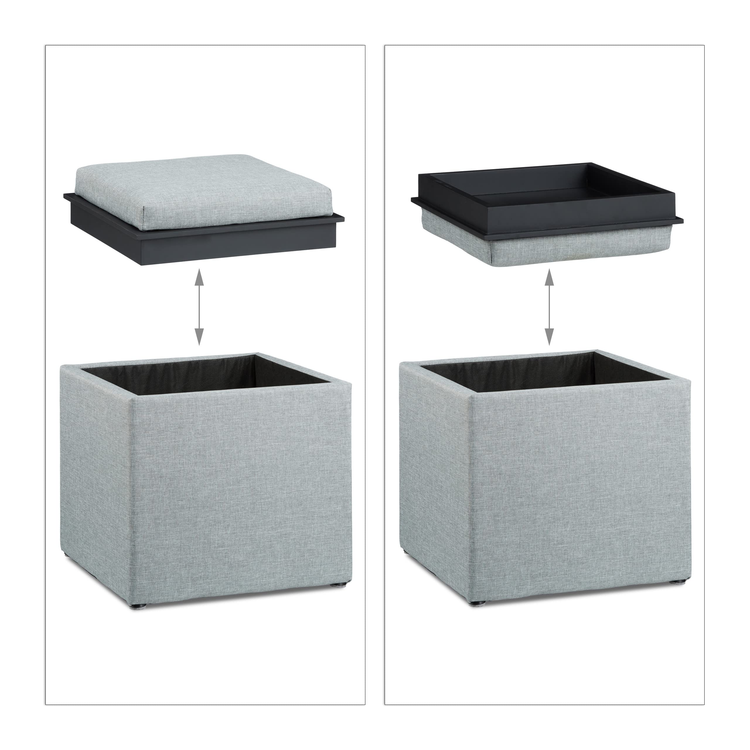 relaxdays-sitzhocker-mit-stauraum-42-x-40-5-x-40-5-cm-stoff-grau image 5