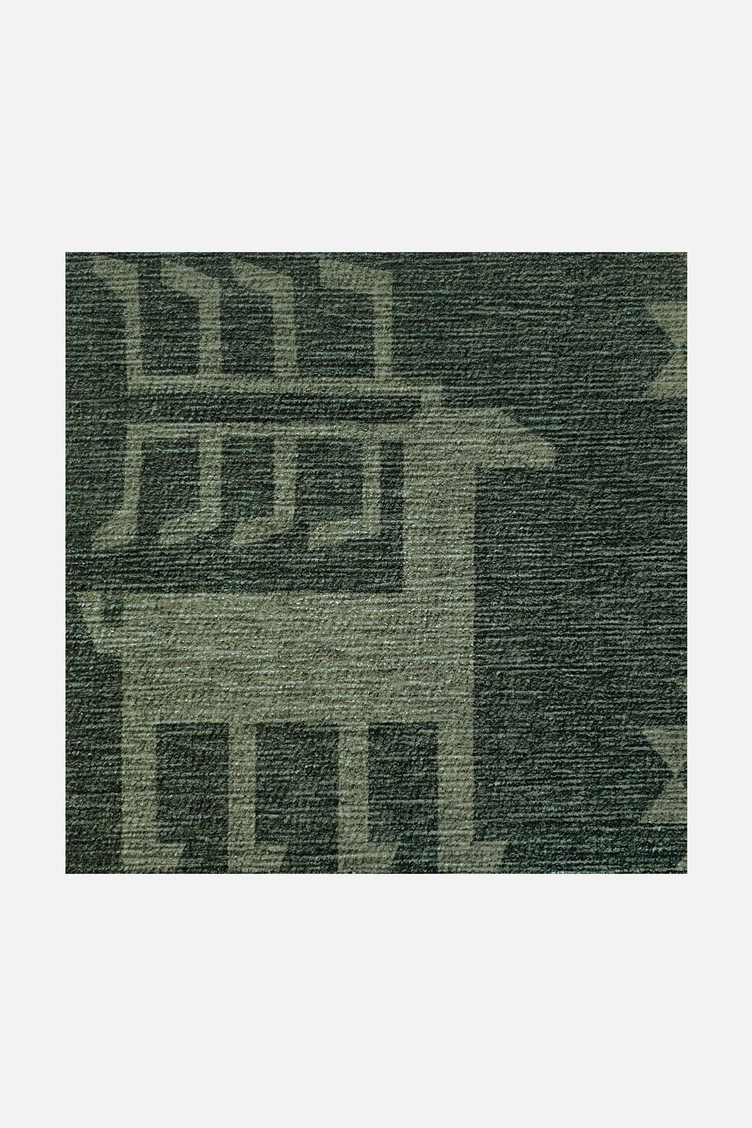 teppana-rentiere-tannengr-n-teppich-waschbar-gr-n-geometrisch image 7