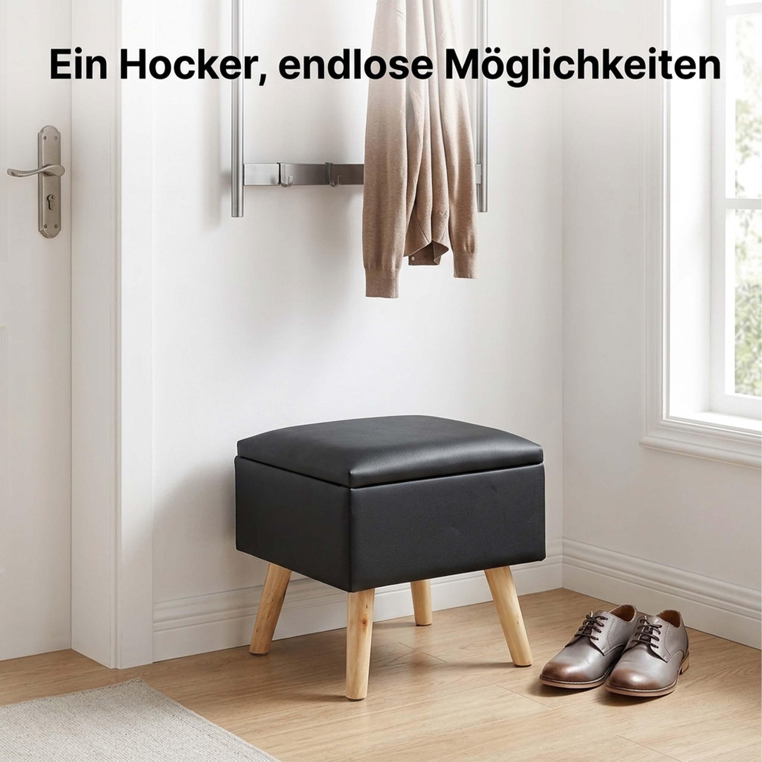 relaxdays-sitzhocker-mit-stauraum-40-x-40-x-40-cm-kunstleder-schwarz image 5