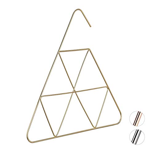 relaxdays-schalb-gel-metall-dreieckig-3-mm-schalhalter-platzsparend-gold image 8