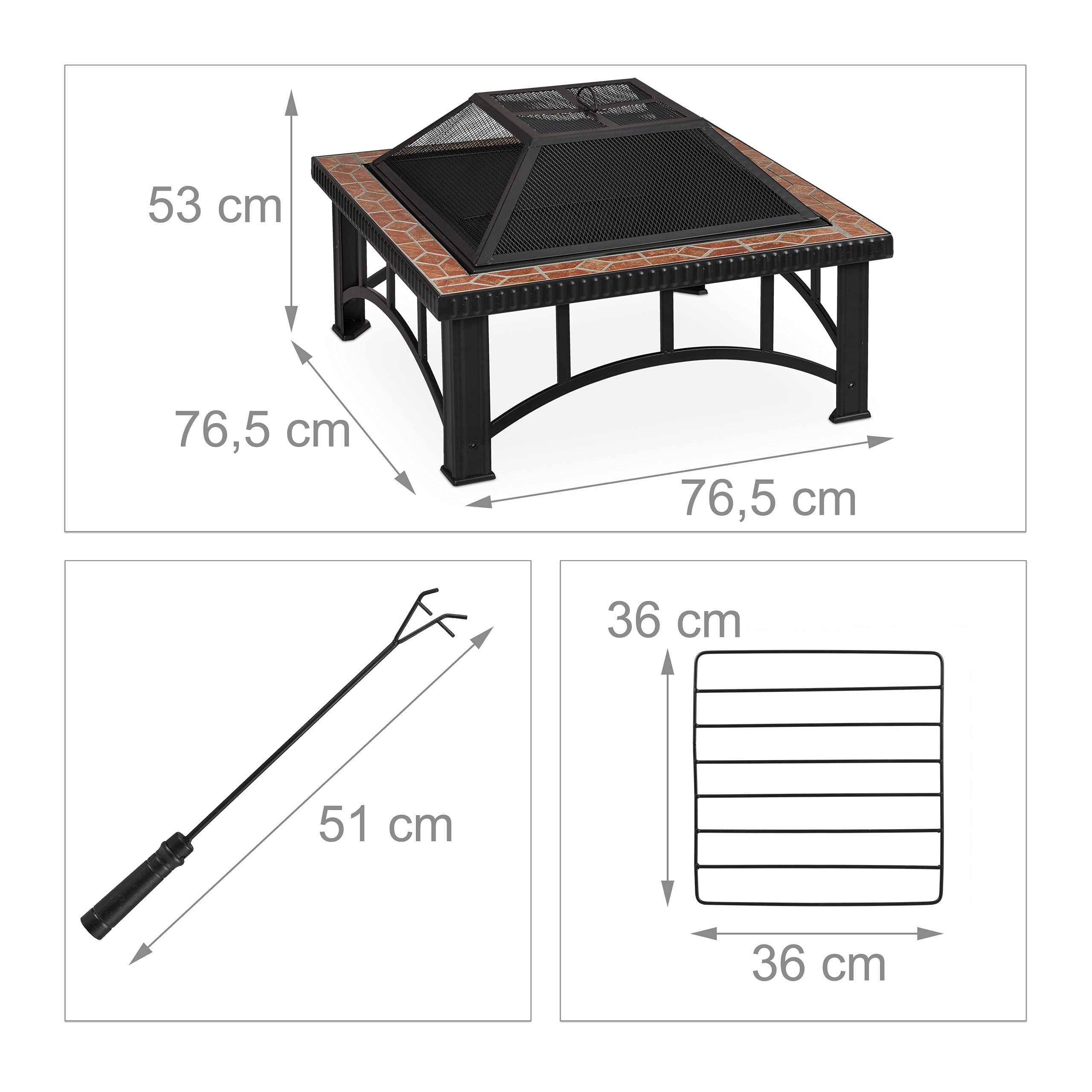 relaxdays-feuerschale-xxl-mit-funkenschutz-53x76-5x76-5-cm-schwarz-braun image 4