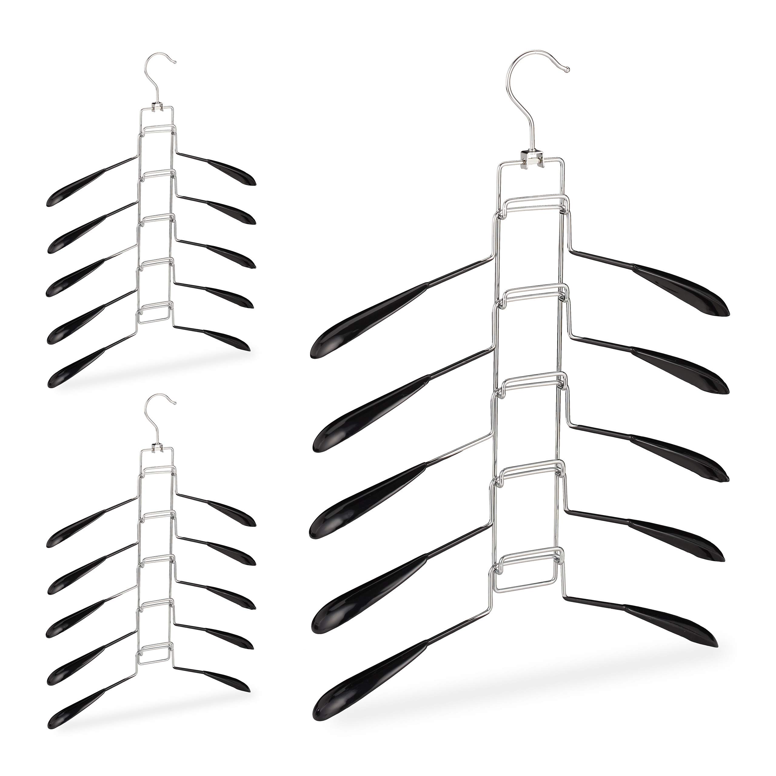 relaxdays-mehrlagiger-kleiderb-gel-3er-set-5-b-gel-schwarz-58x40-5x3-5-cm image 1