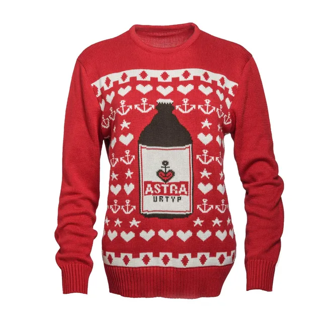 astra-strick-pullover-weihnachtspulli-rot-herren-damen image 1
