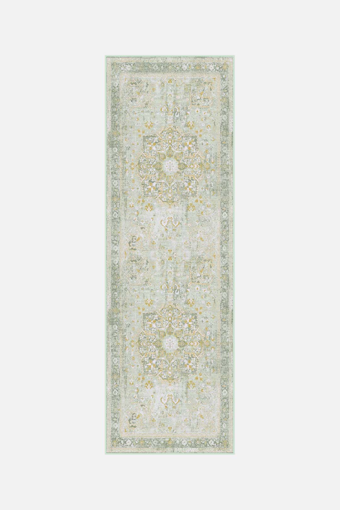teppana-marie-mela-teppich-waschbar-blau-gr-n-boho image 5