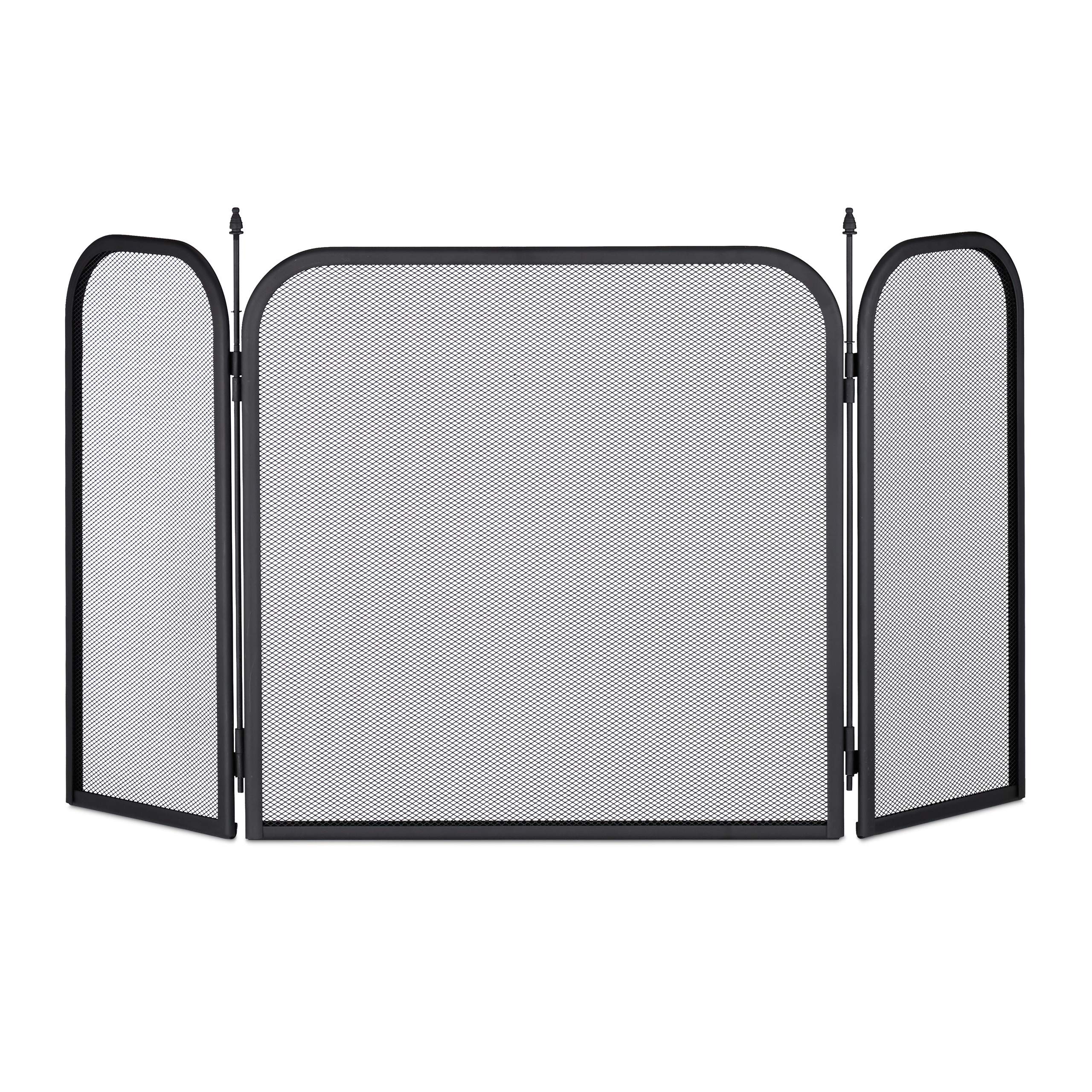 relaxdays-funkenschutzgitter-dreiteilig-stahl-52-5-x-97-cm-schwarz image 1