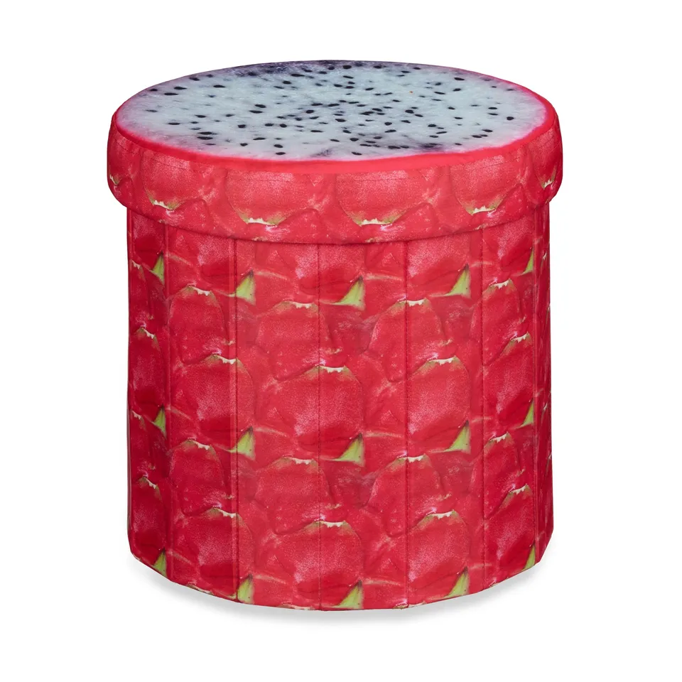 relaxdays-sitzhocker-faltbar-drachenfrucht-38x38-5x38-5cm-30l image 1