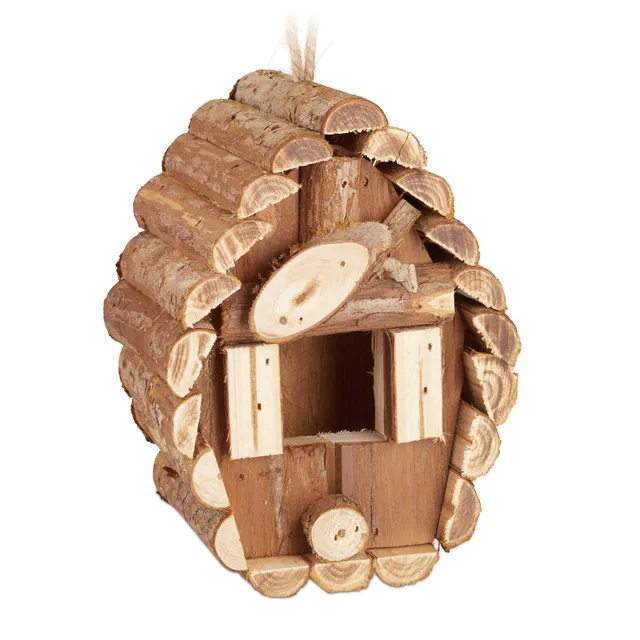 relaxdays-mini-vogelhaus-zum-aufh-ngen-holz-natur-unbehandelt image 1