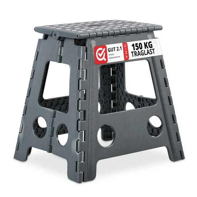 relaxdays-klapphocker-faltbar-gro-39x39x32-cm-grau-bis-150-kg image 1