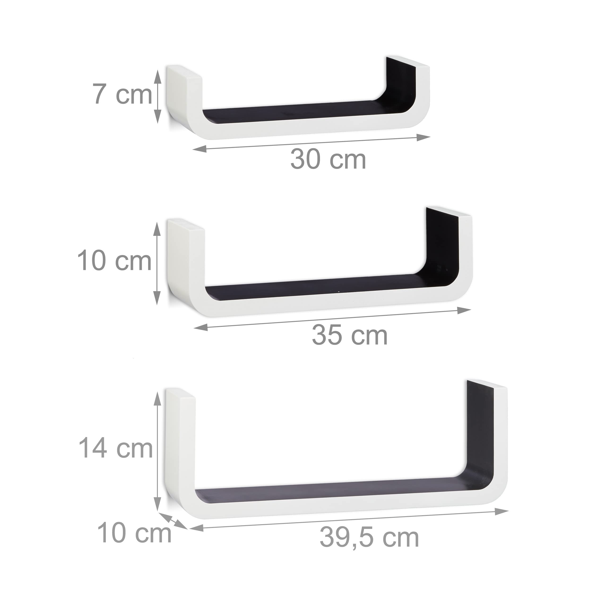 relaxdays-wandregal-3er-set-u-form-wandboard-10-cm-tief-bis-40-cm-breit-wei-schw image 3