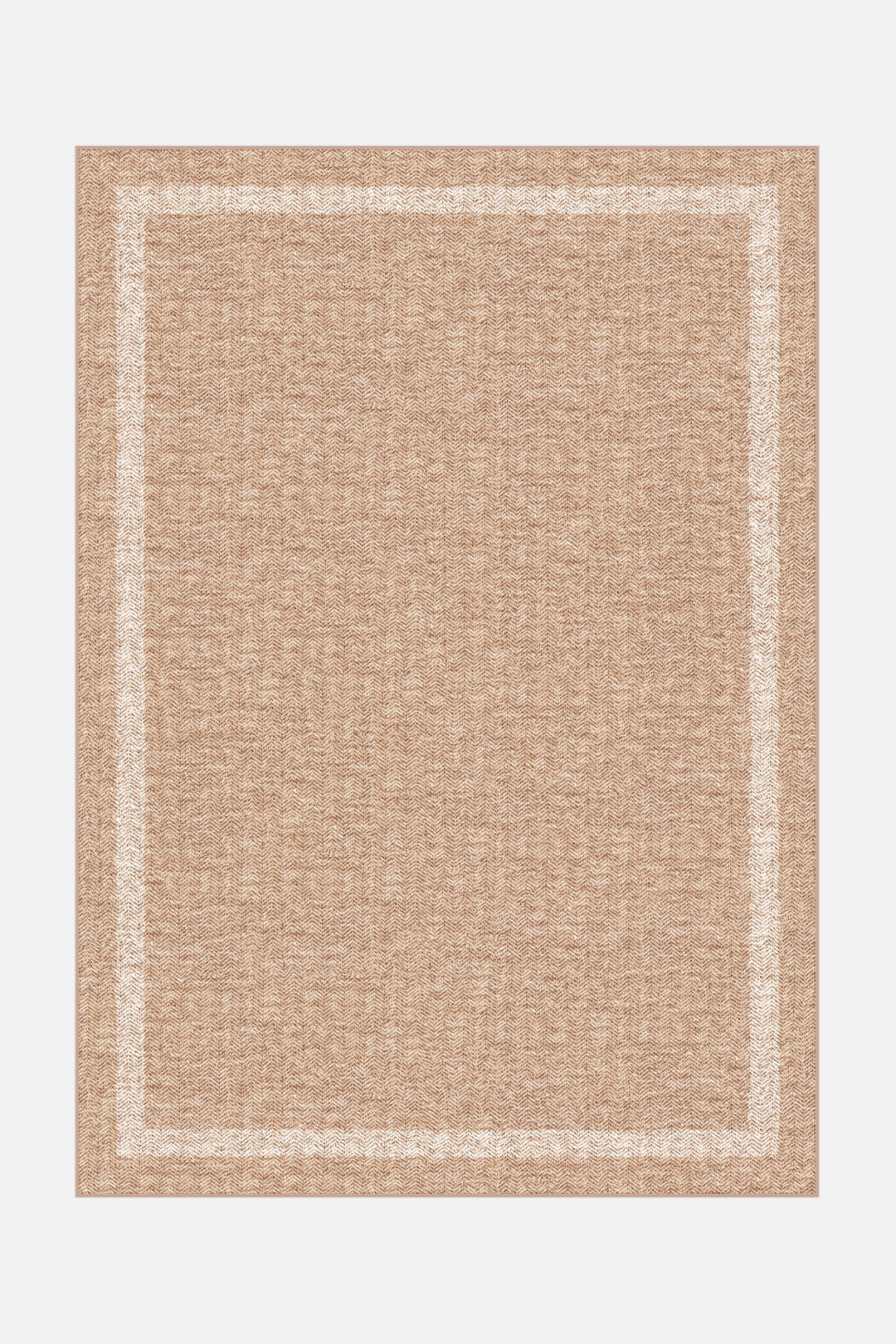 teppana-jute-haptik-ava-crema-teppich-waschbarer-boho-teppich image 1