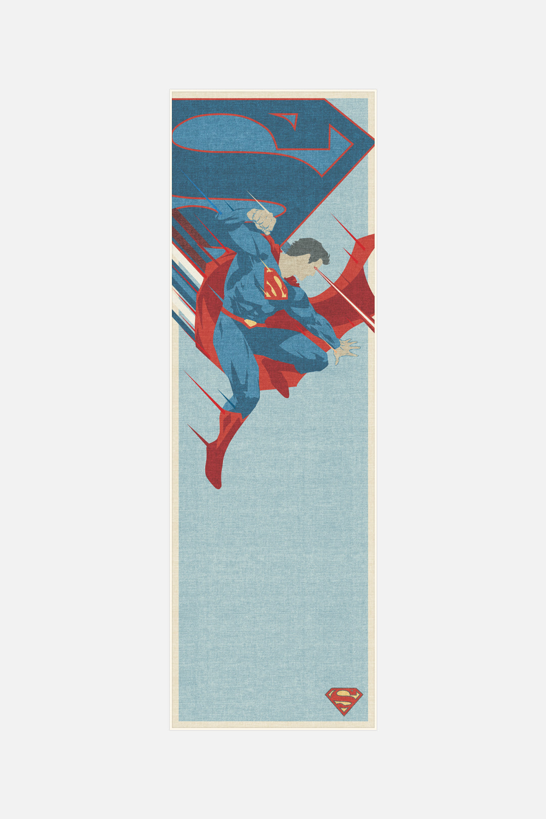 teppana-superman-laser-blau-waschbarer-kinderteppich-dc-blau image 5