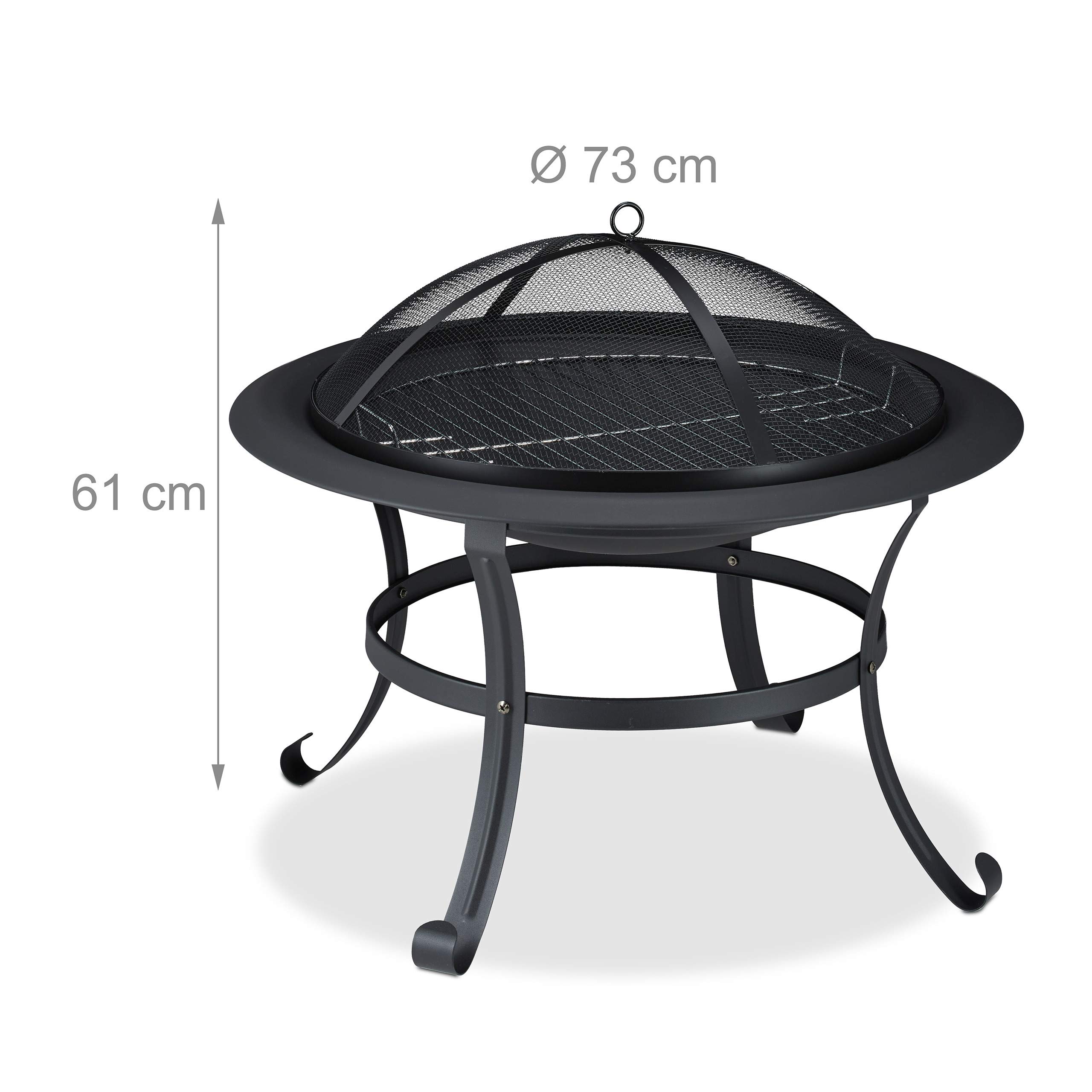 relaxdays-feuerschale-d-73-cm-schwarz-mit-grillrost image 4