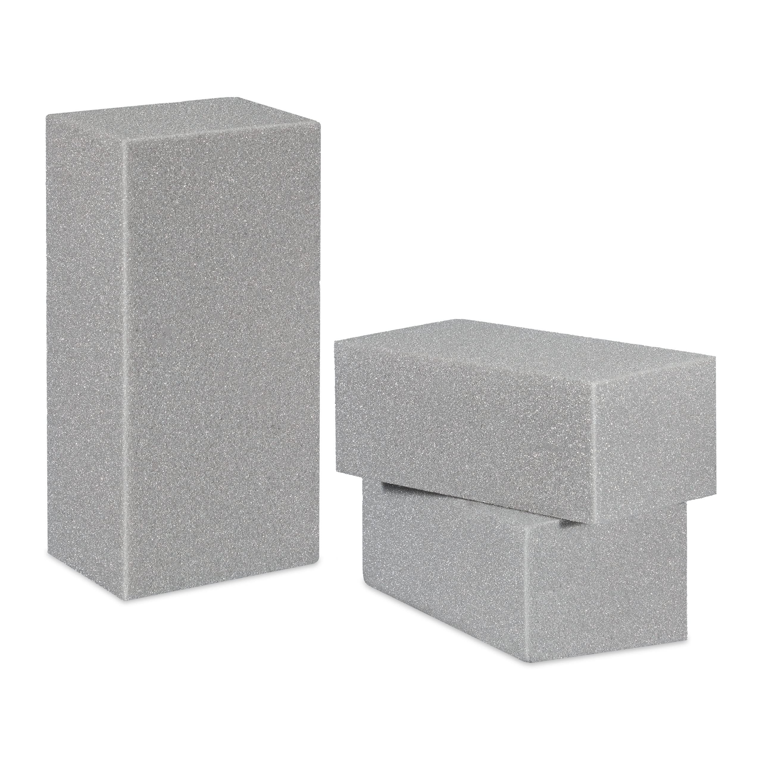 relaxdays-steckschaum-f-r-trockenblumen-3er-set-7-5x20x10-cm-grau image 1