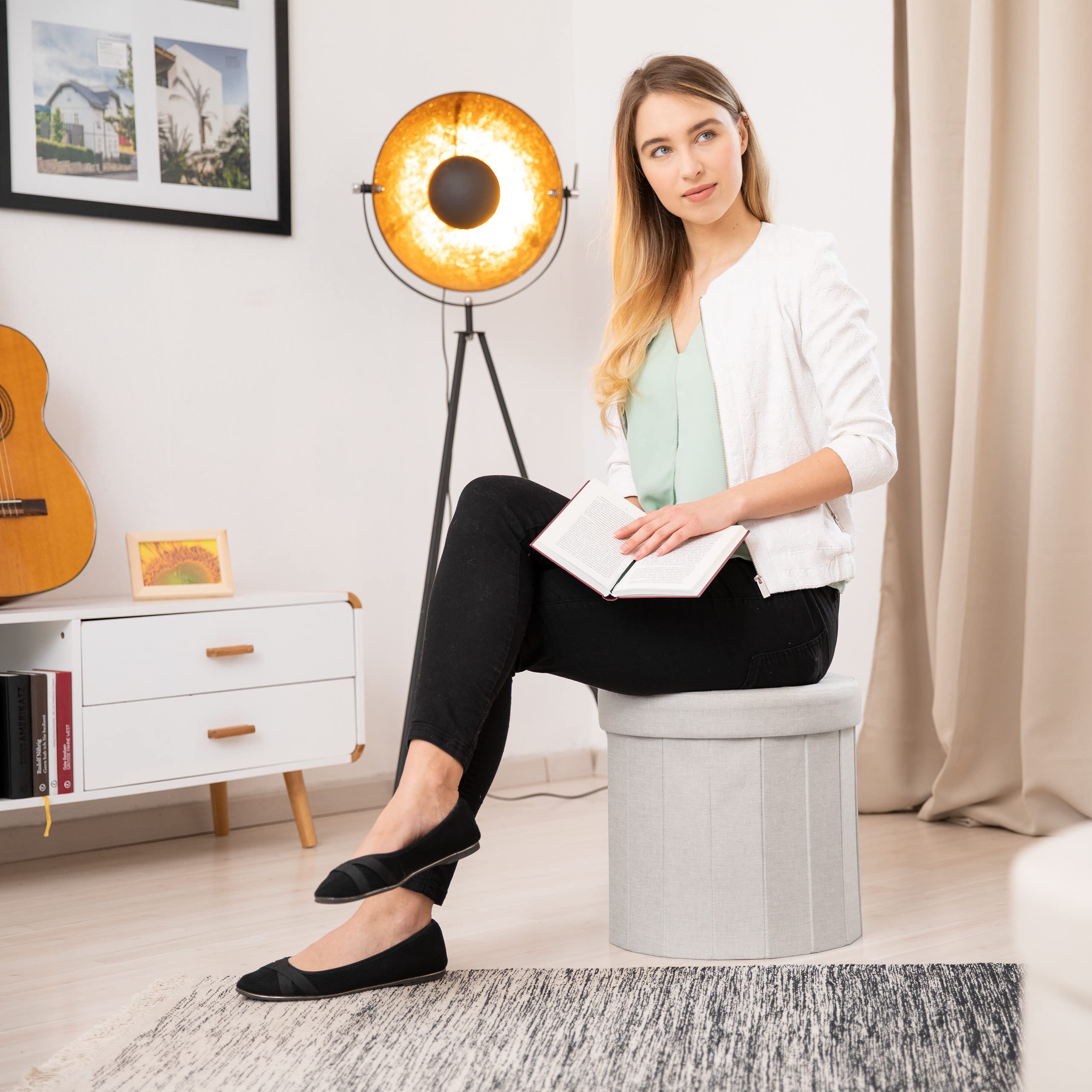 relaxdays-sitzhocker-mit-stauraum-gr-e-m-38-x-38-x-38-cm-dunkelgrau-faltbar-bis- image 4