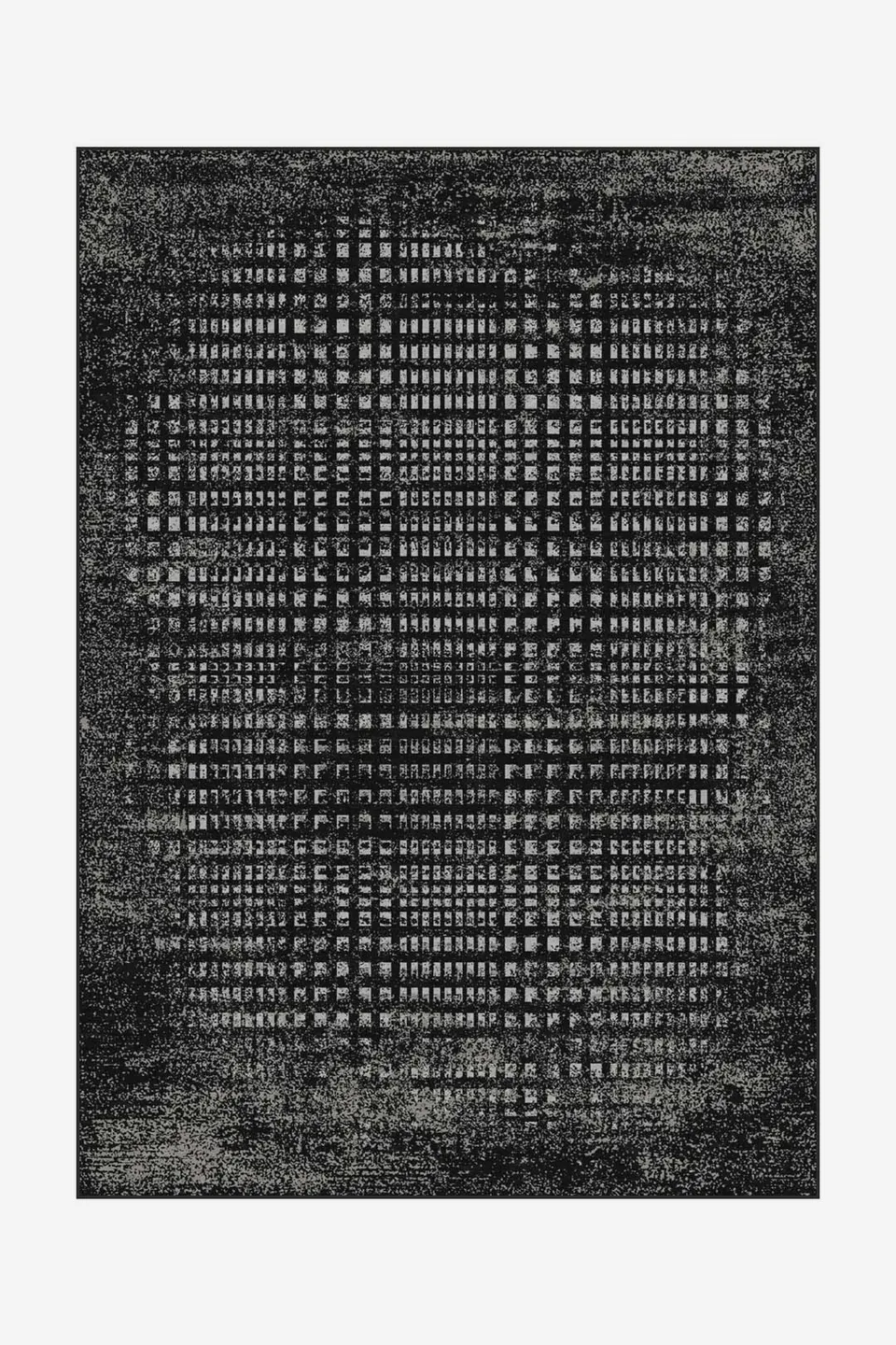 teppana-mika-graphit-teppich-waschbarer-geometrischer-teppich-in-grau-schwarz image 1