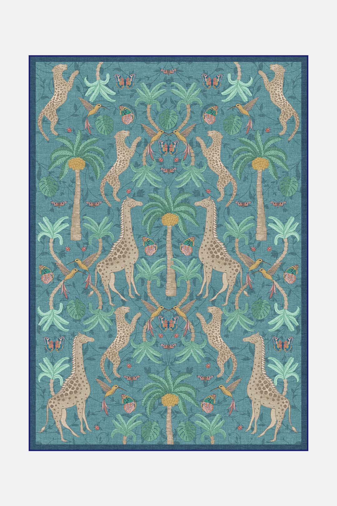 teppana-savanne-blau-teppich-waschbar image 1