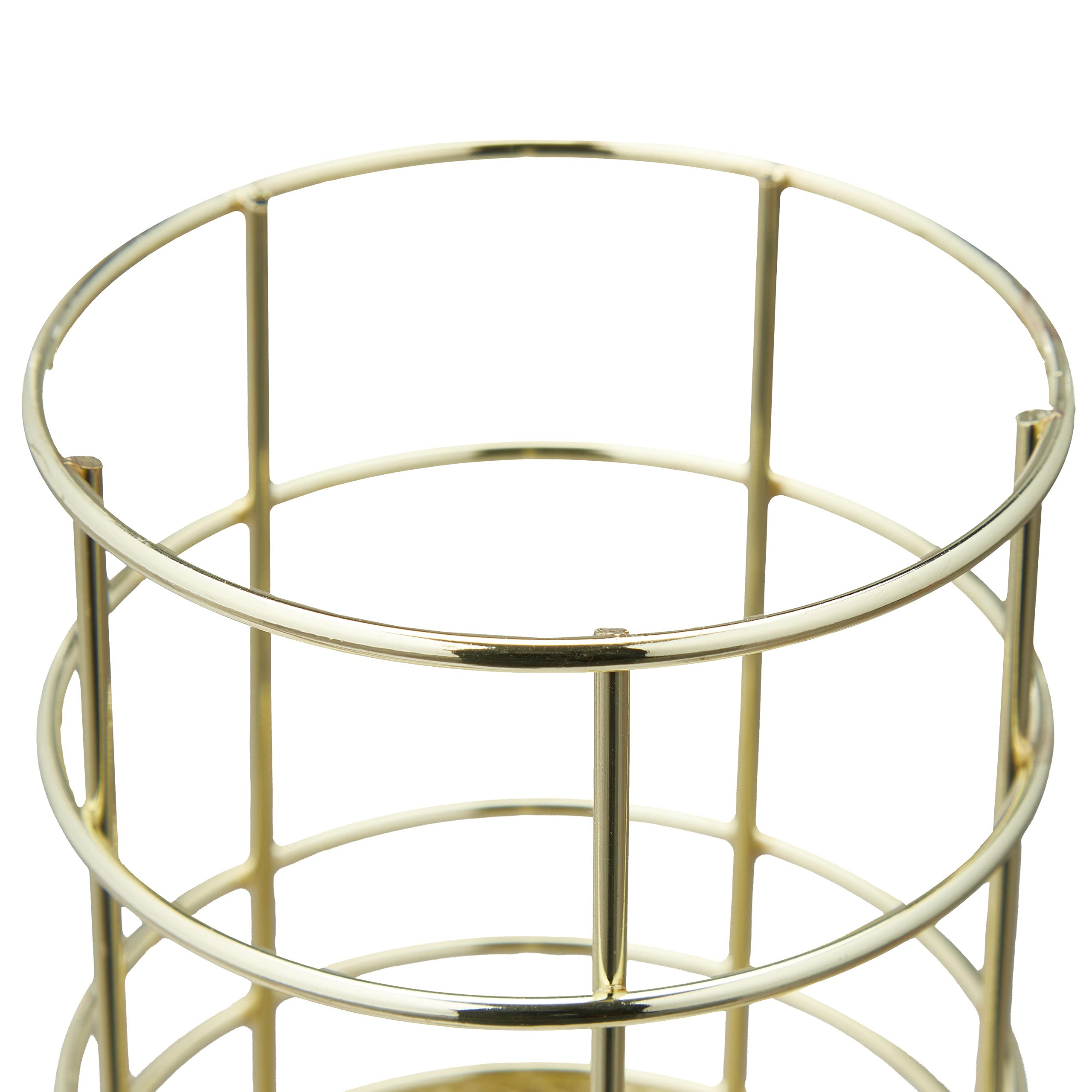 relaxdays-stiftehalter-rund-draht-metall-gold image 6