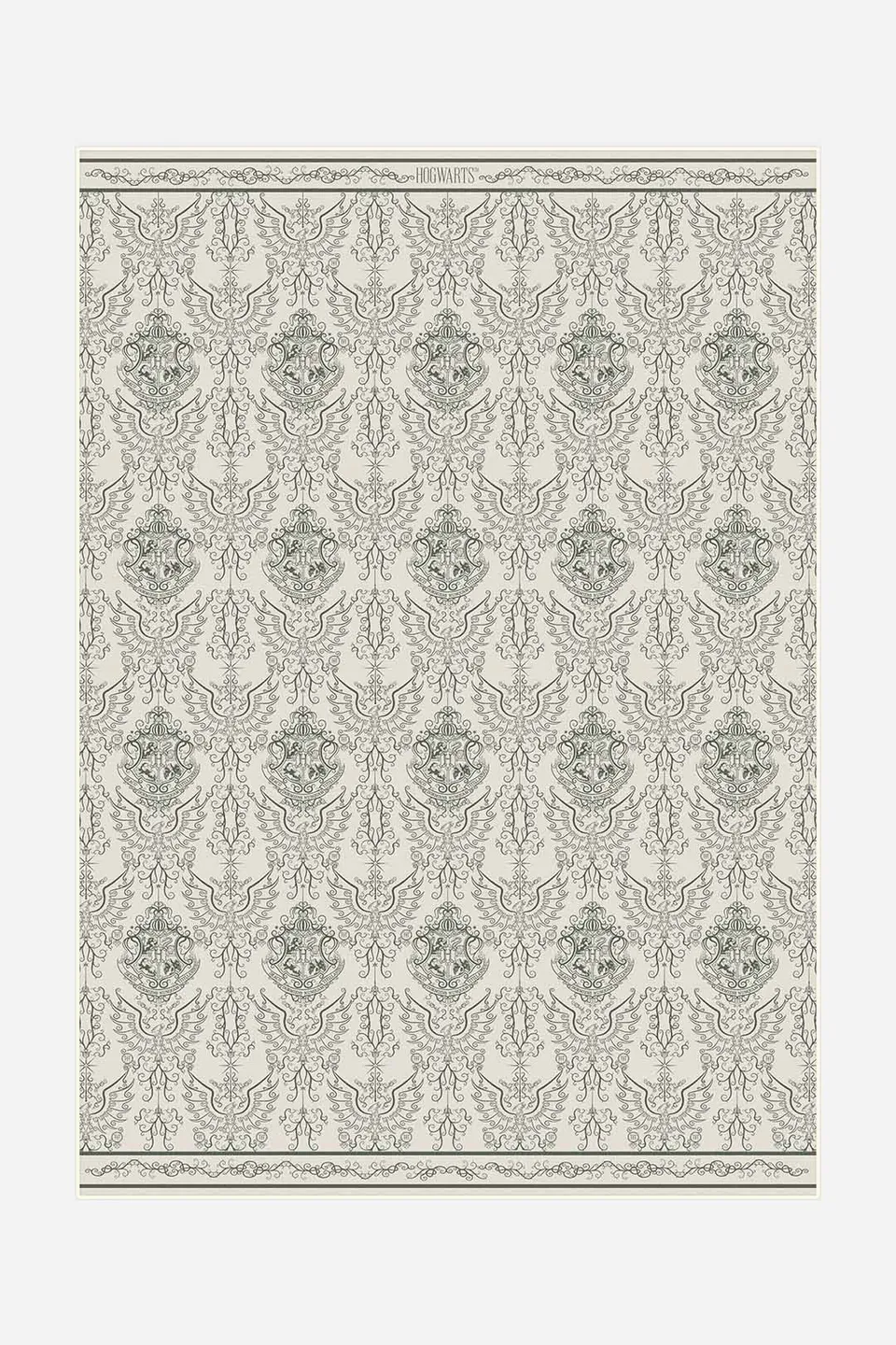 teppana-harry-potter-damast-creme-teppich-waschbar image 1