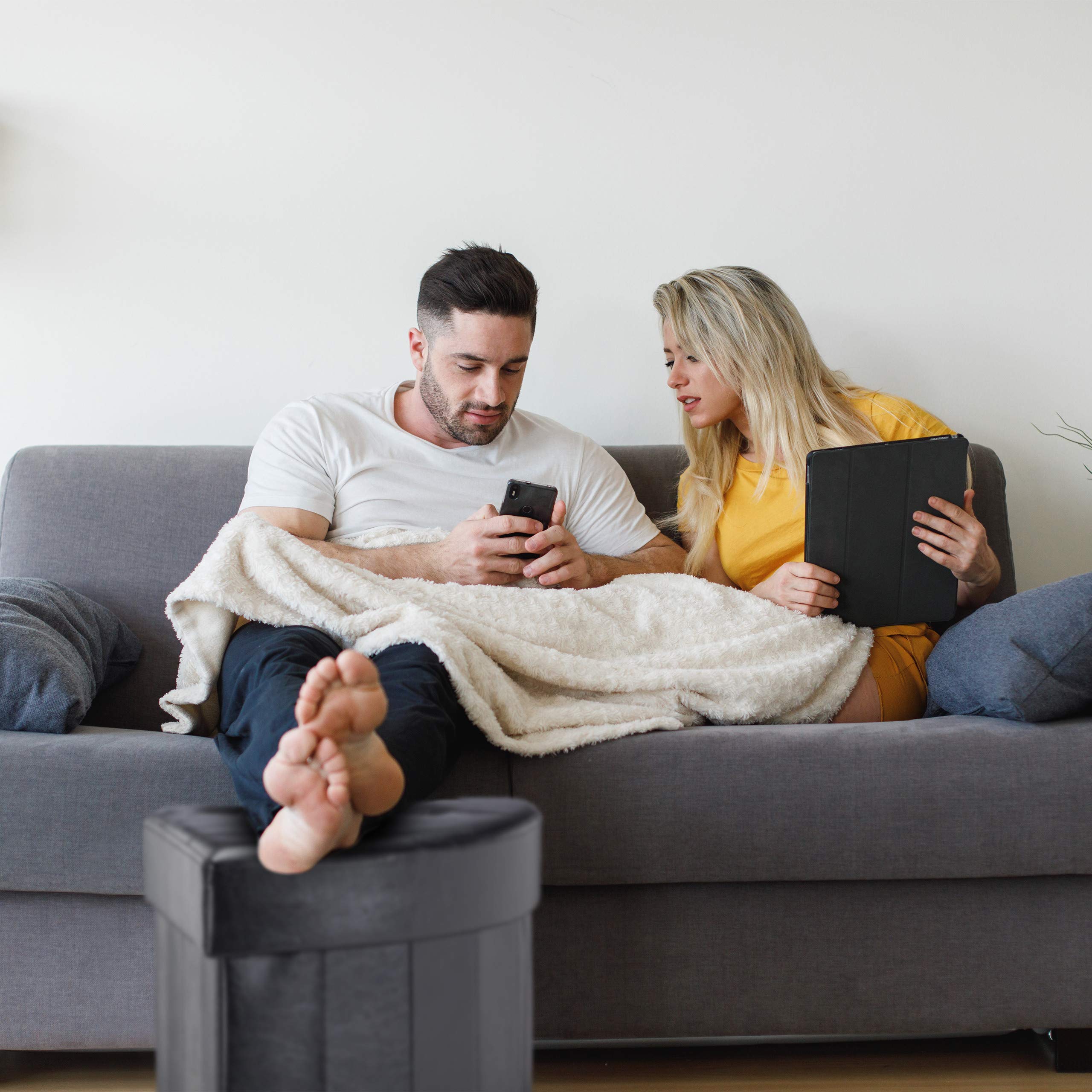 relaxdays-hocker-eckig-faltbar-mit-aufbewahrung-wei-26-l image 4