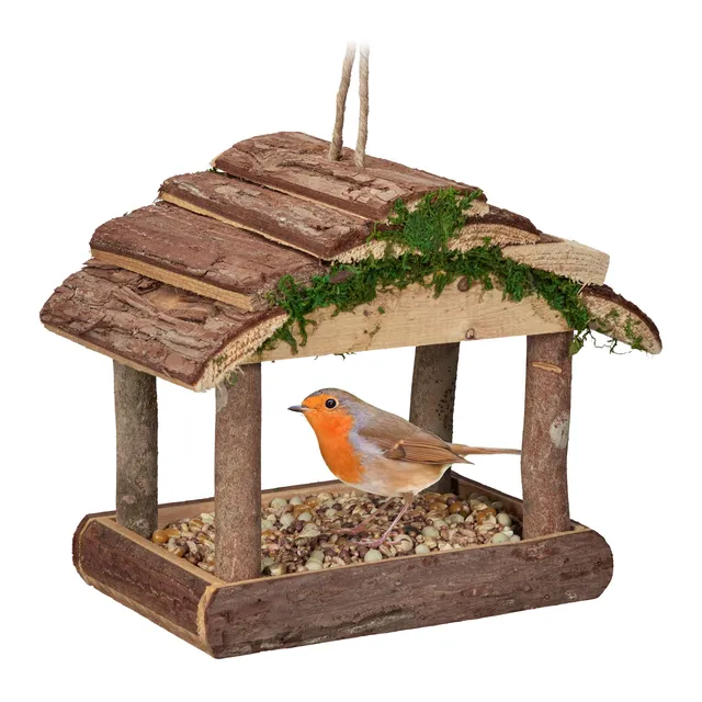 relaxdays-vogelfutterhaus-holz-zum-aufh-ngen-19-x-22-x-16-5-cm-natur image 1