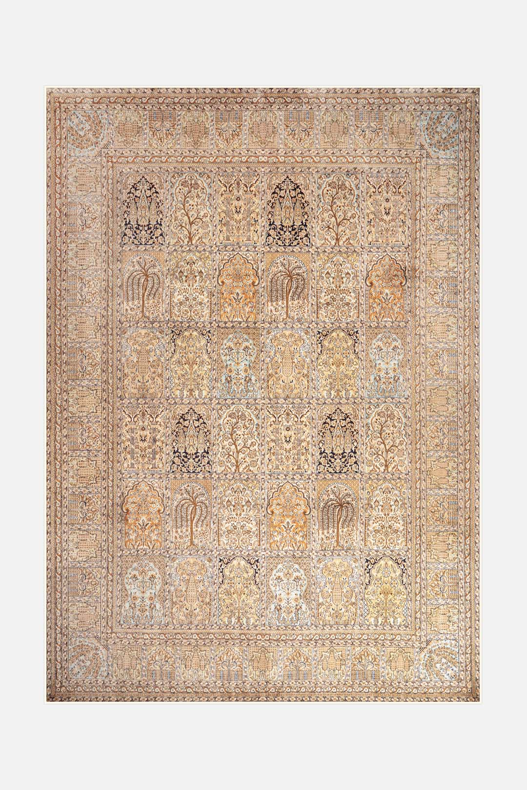 teppana-banafsheh-beige-teppich-waschbar-klassisch image 1