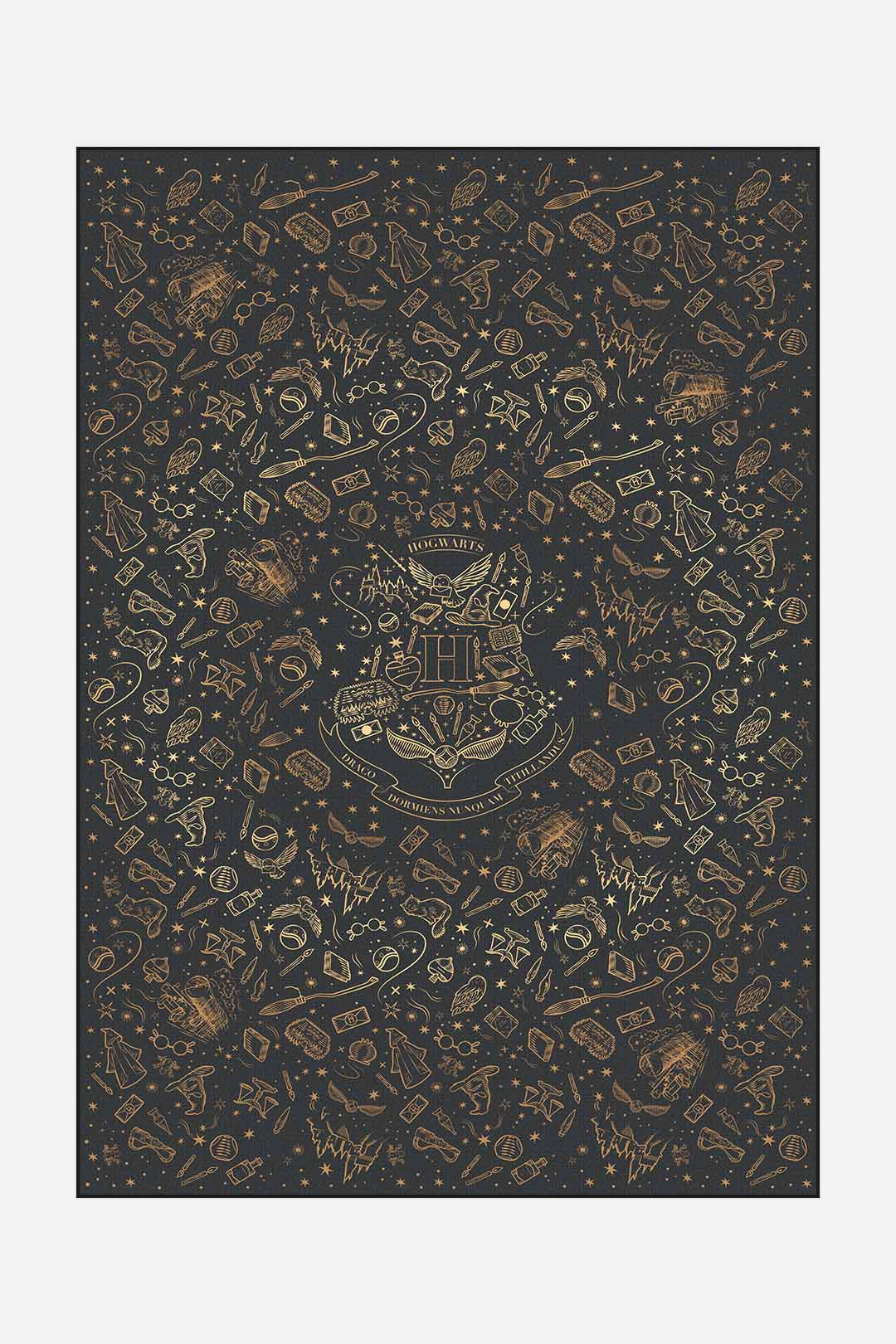 teppana-harry-potter-hogwarts-gold-teppich-lizenz-teppich image 1