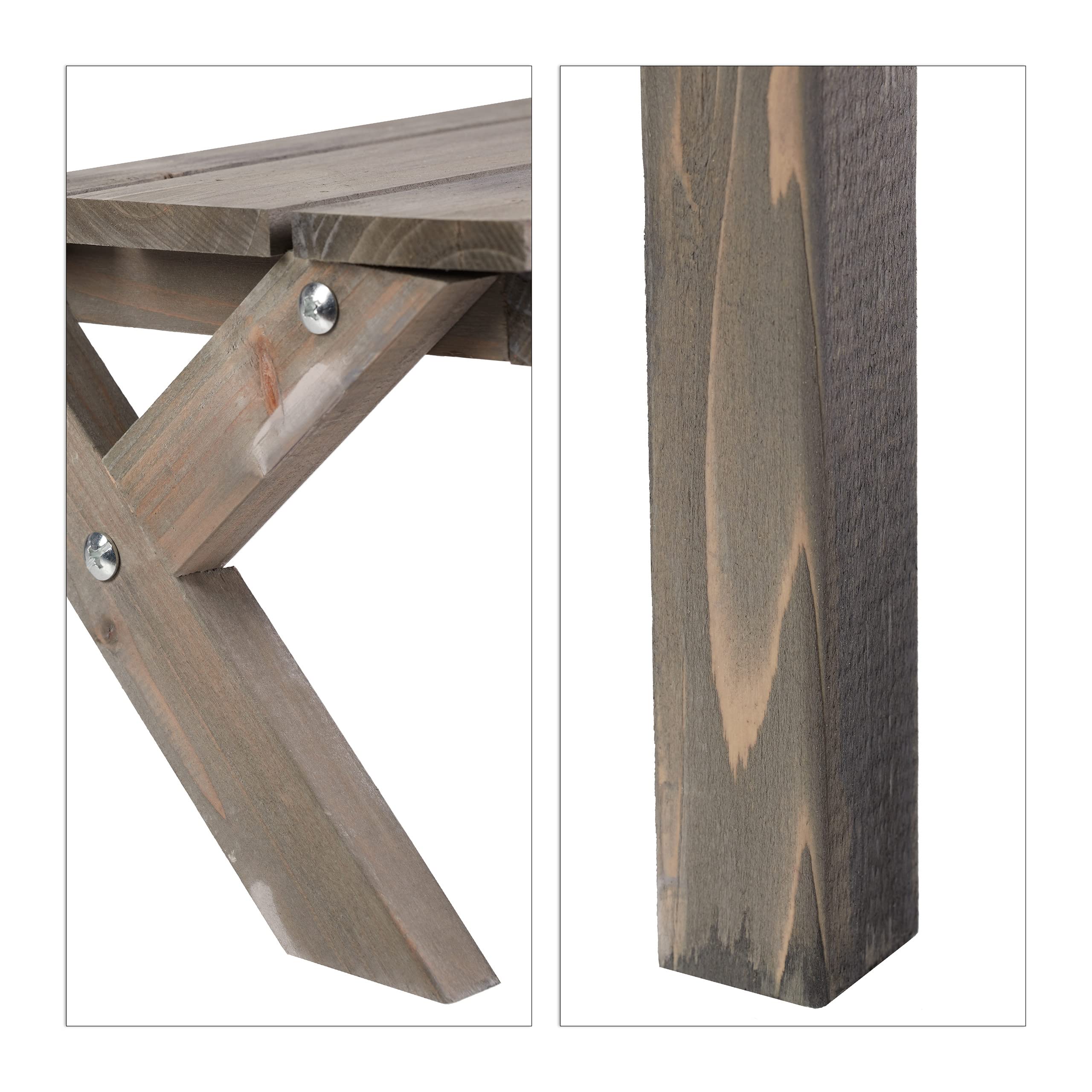 relaxdays-blumentreppe-holz-mit-rankgitter-2-stufen-90x51x40-cm-grau image 7
