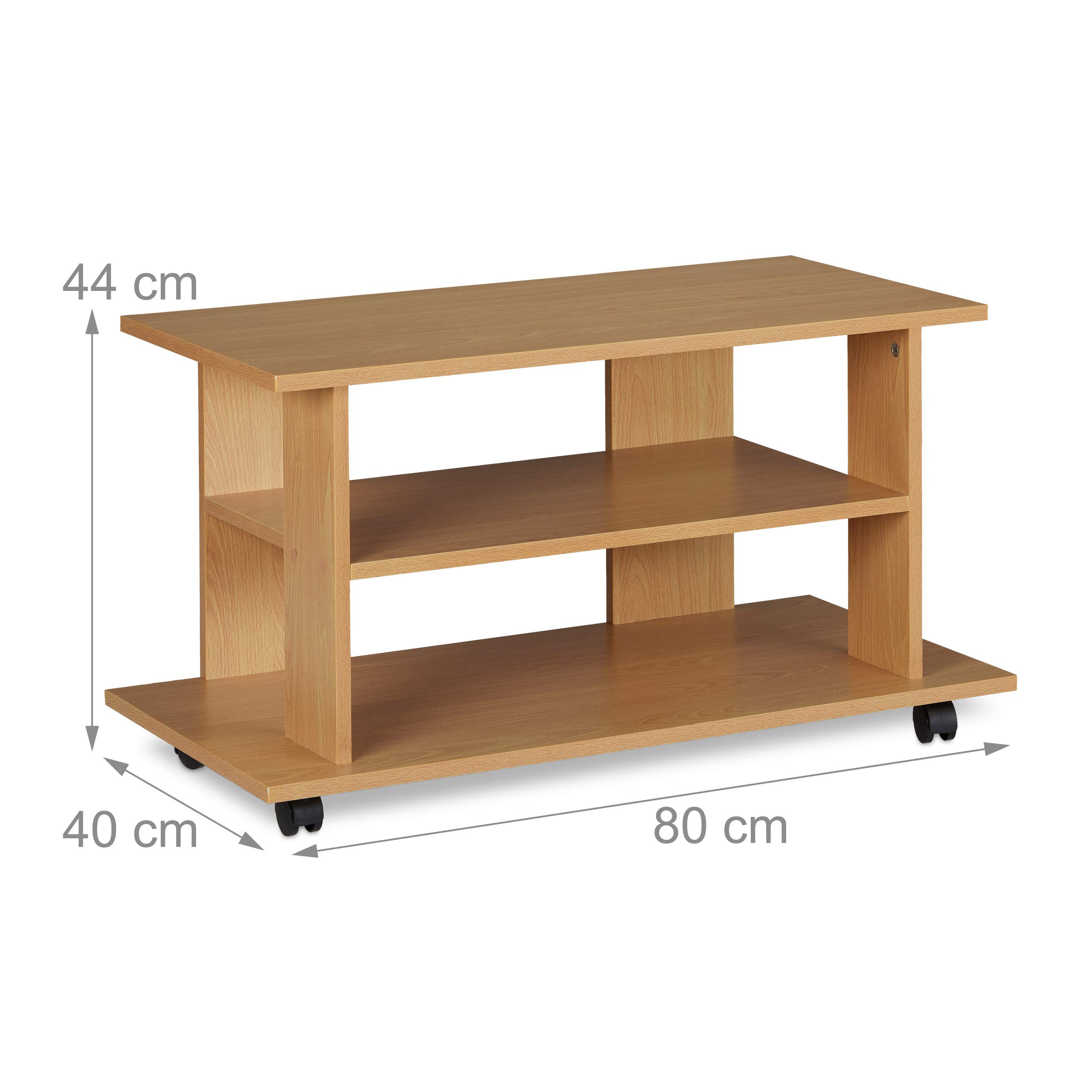 relaxdays-tv-board-mit-rollen-2-f-cher-45-x-80-x-40-cm-natur-holzoptik image 4