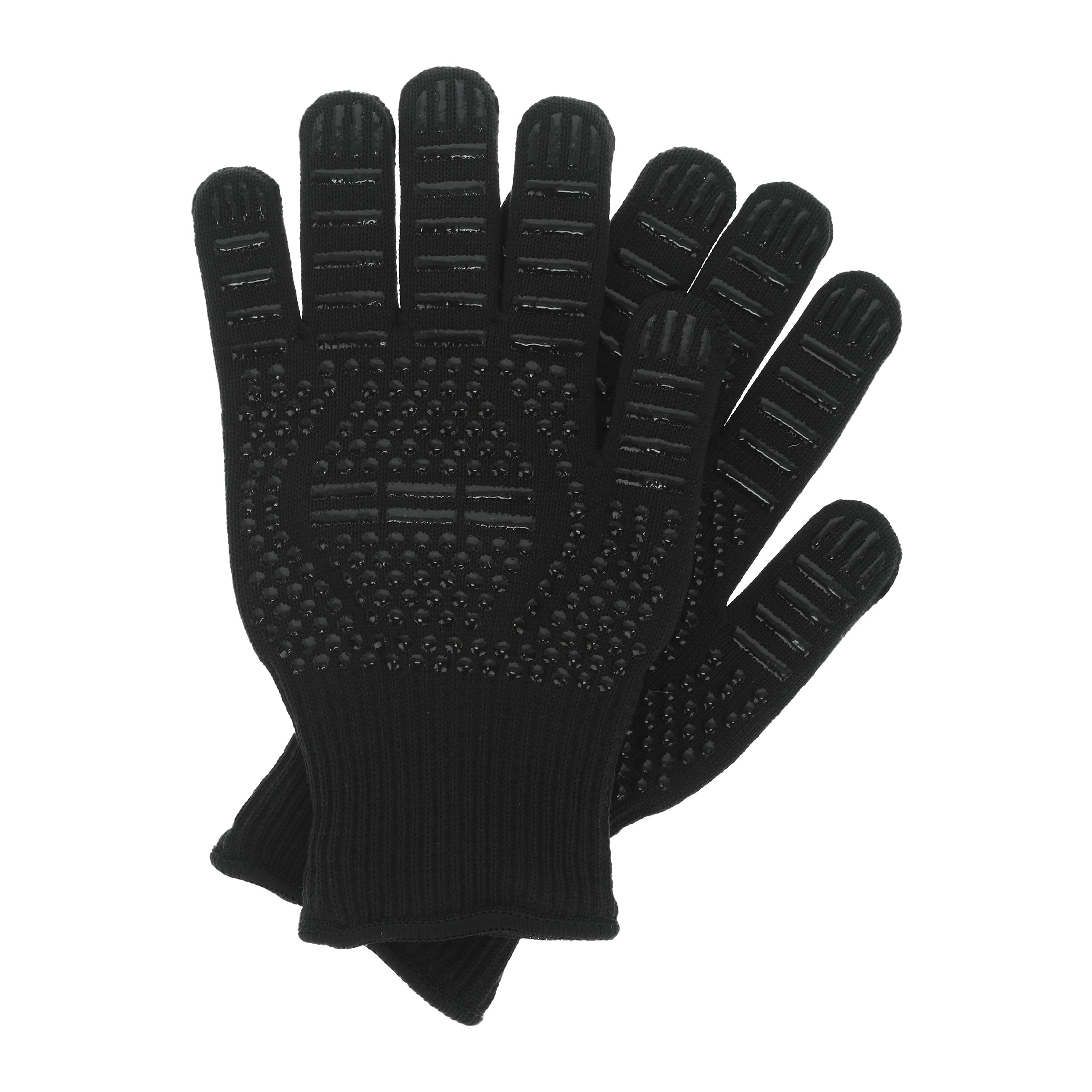 relaxdays-grillhandschuhe-1-paar-schwarz-hitzeschutz-bis-350-c image 1
