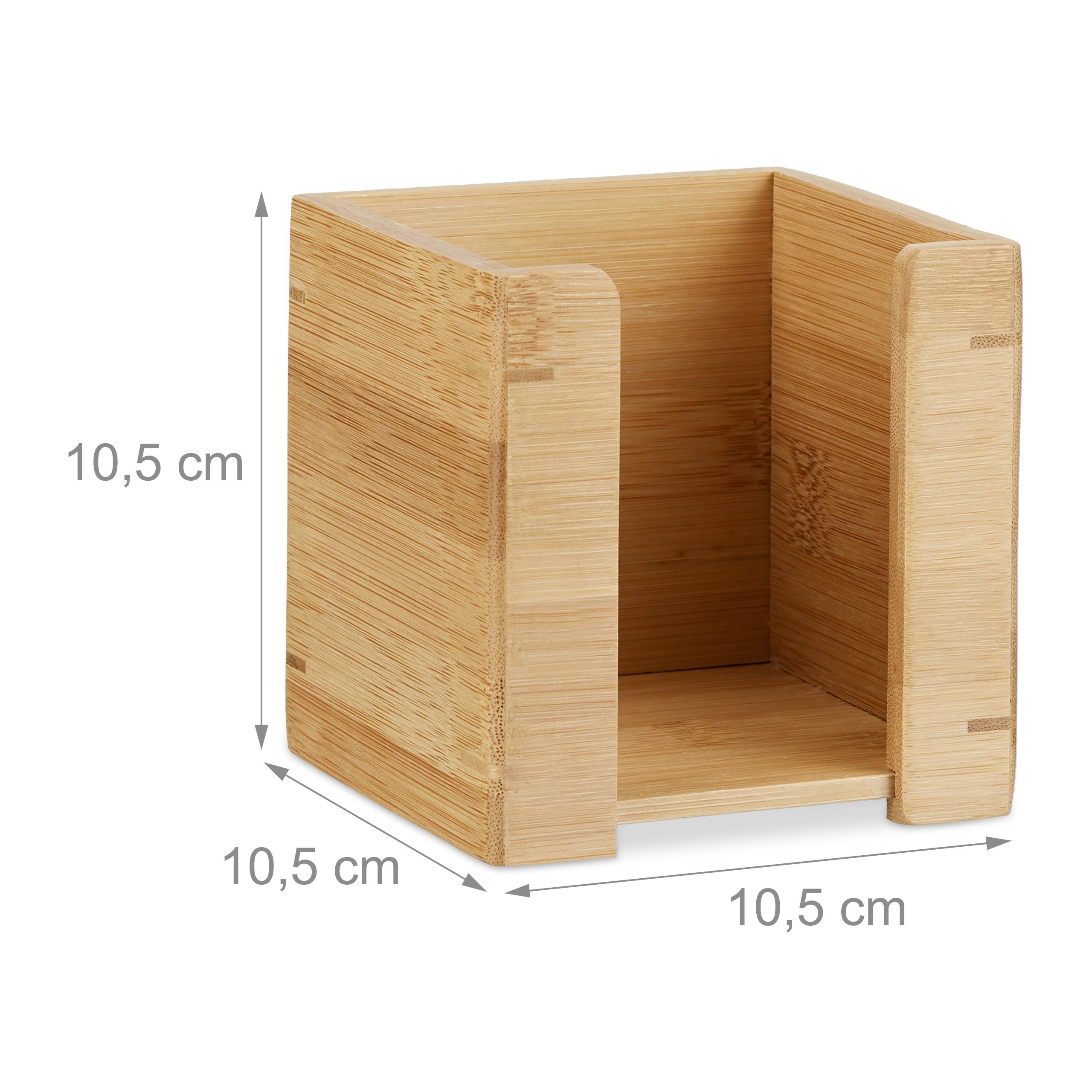 relaxdays-zettelbox-bambus-natur-notizzettelbox-inkl-900-blatt image 3