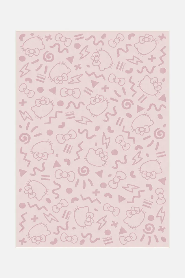 teppana-hello-kitty-comic-rosa-teppich-indoor-kinder image 1
